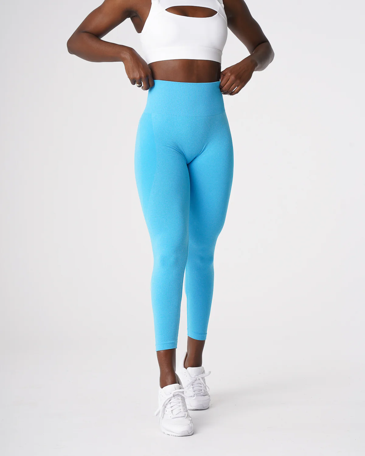 Aqua Contour Seamless Leggings - Image 2