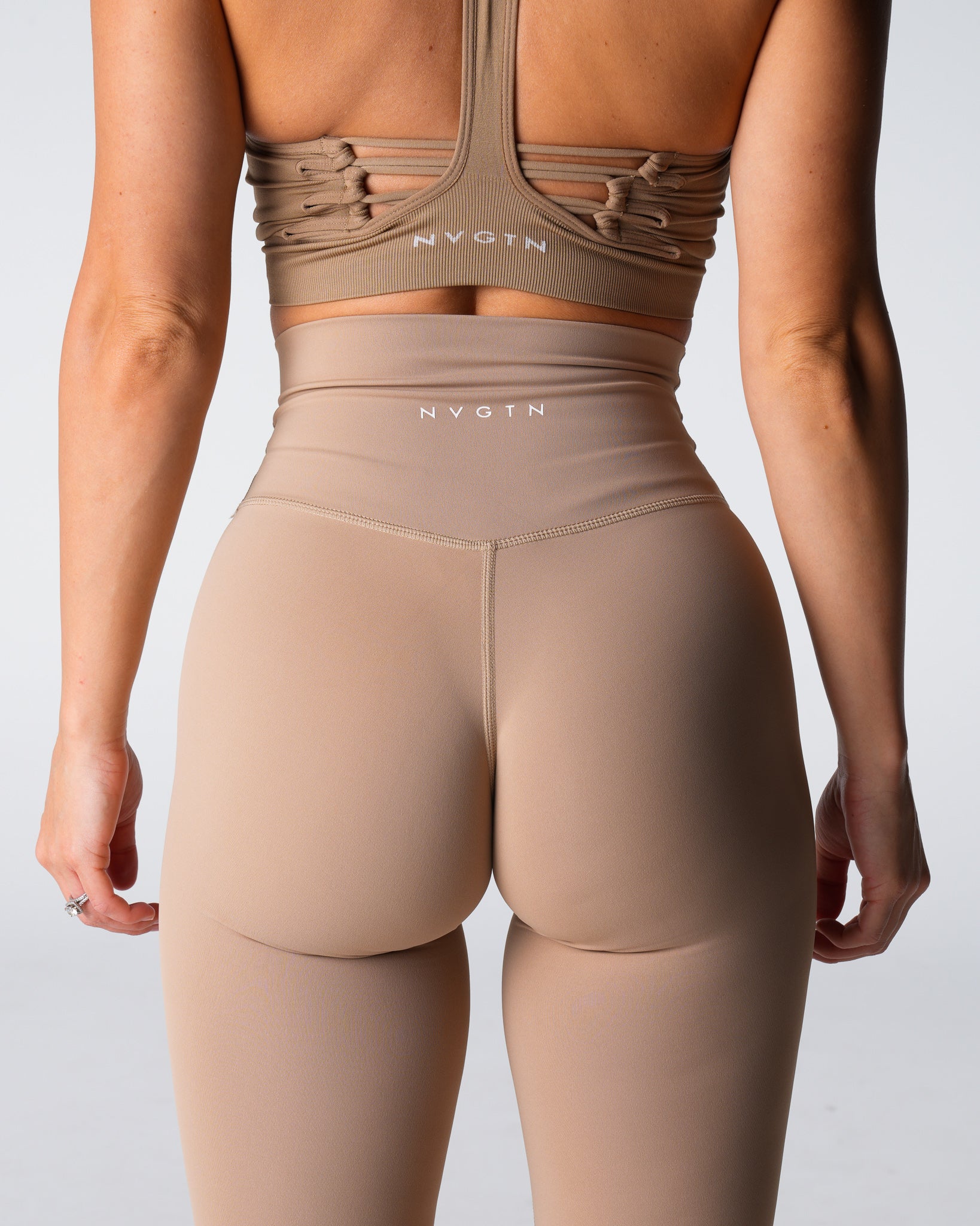 Beige Signature 2.0 Leggings - Image 2