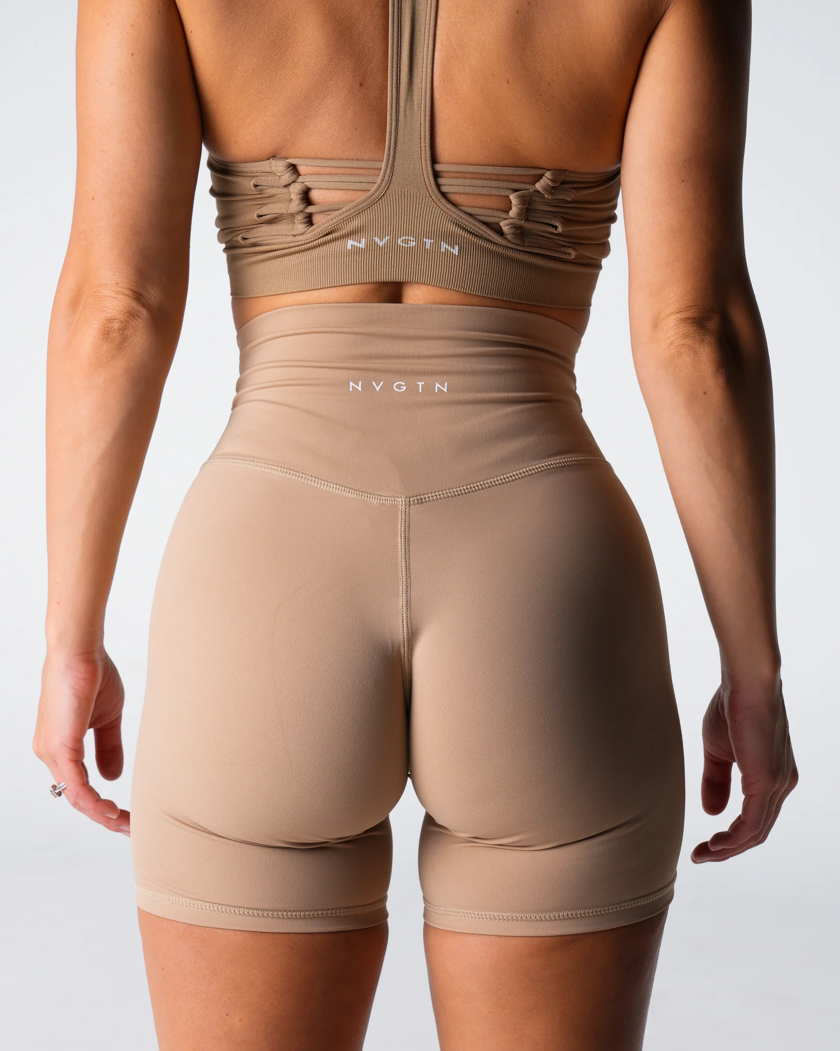 Beige Signature 2.0 Shorts - Image 2