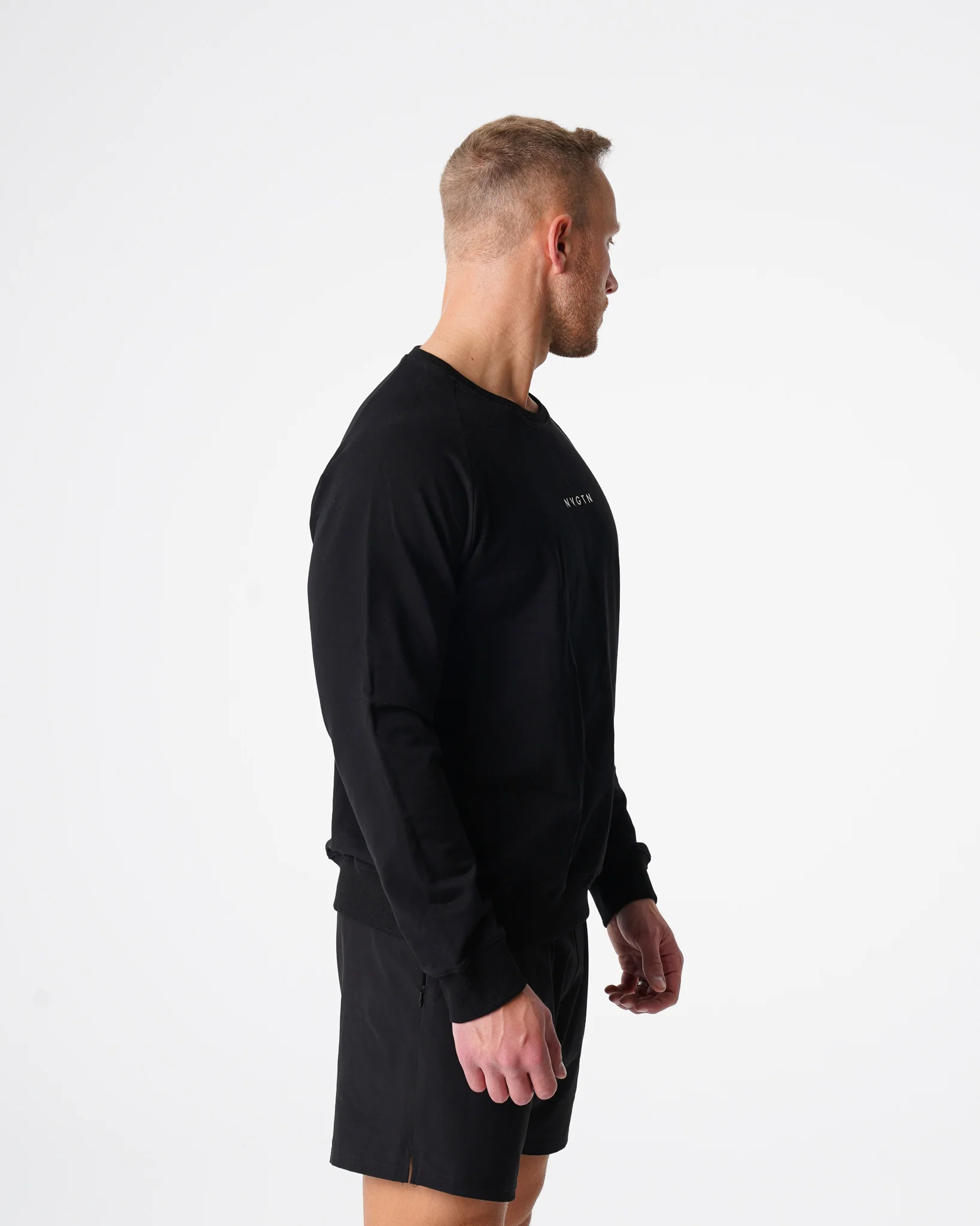 Black Crew Neck Sweatshirt - Image 3