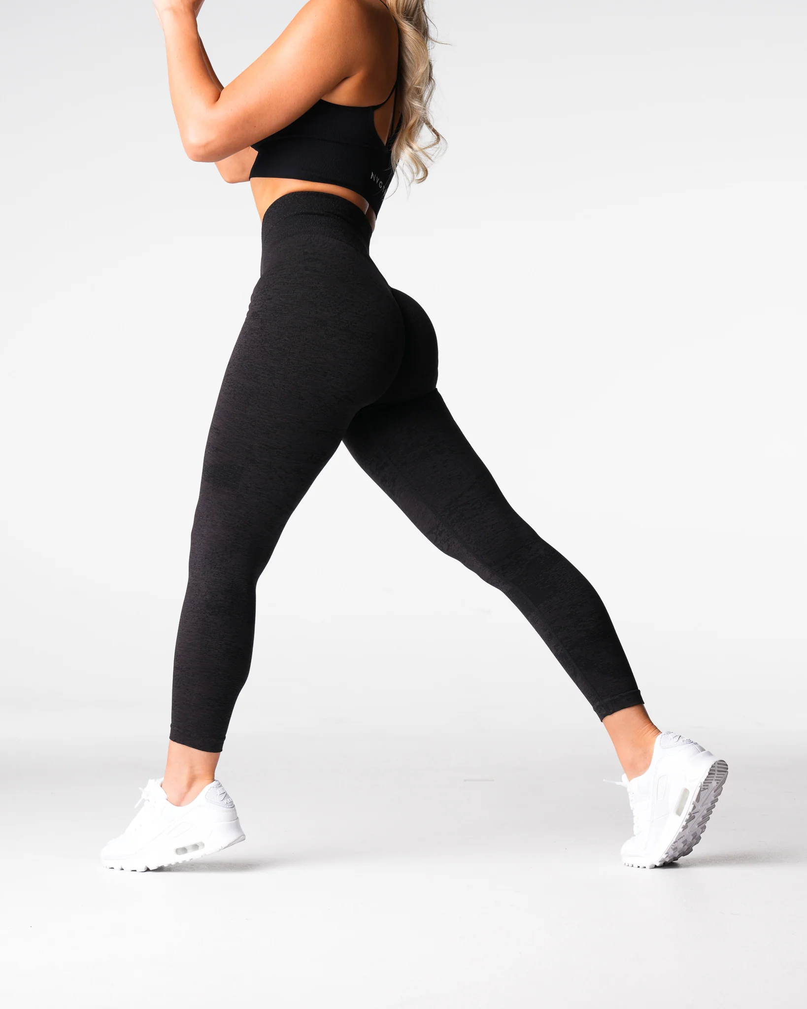 Black Digital Seamless Leggings - Image 3