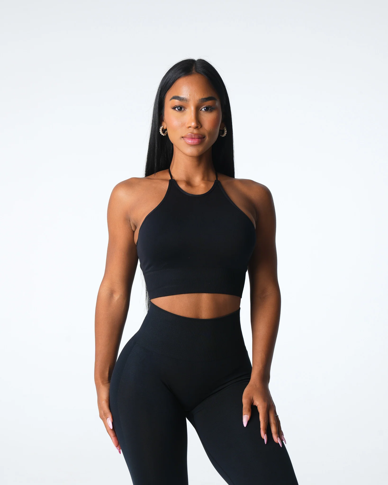 Black Embrace Seamless Bra - Image 2