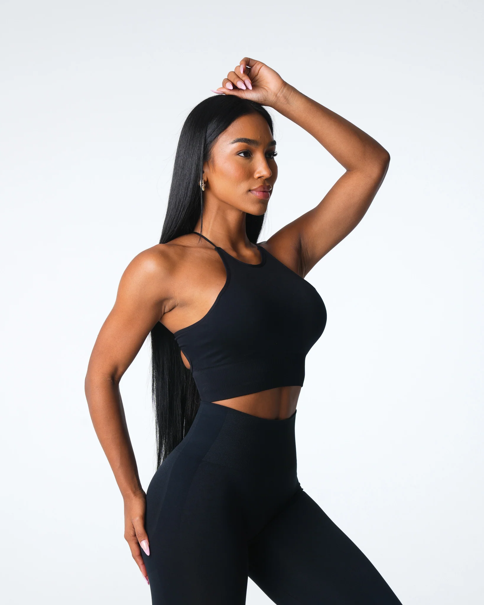 Black Embrace Seamless Bra - Image 3