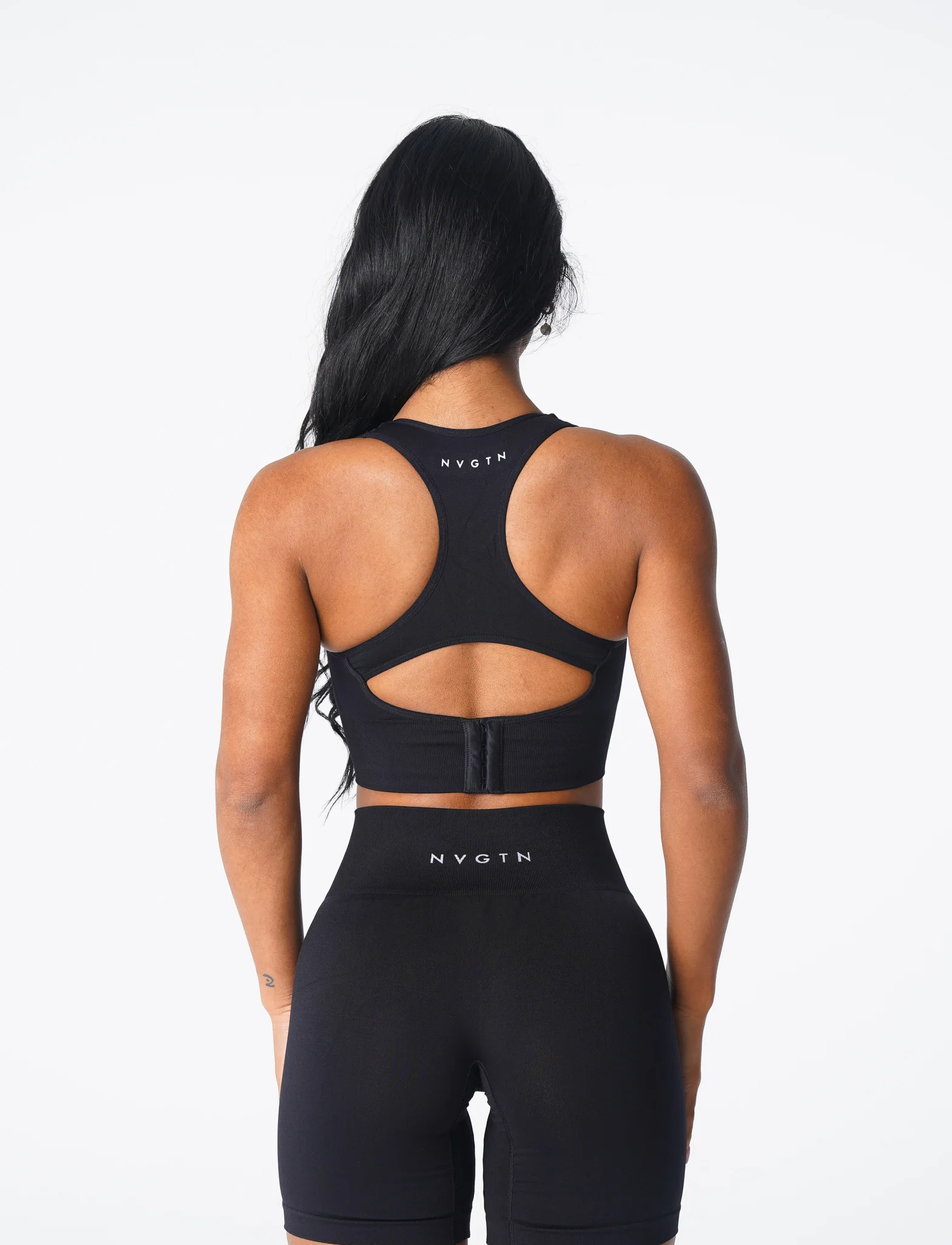 Black Ignite Seamless Bra - Image 4