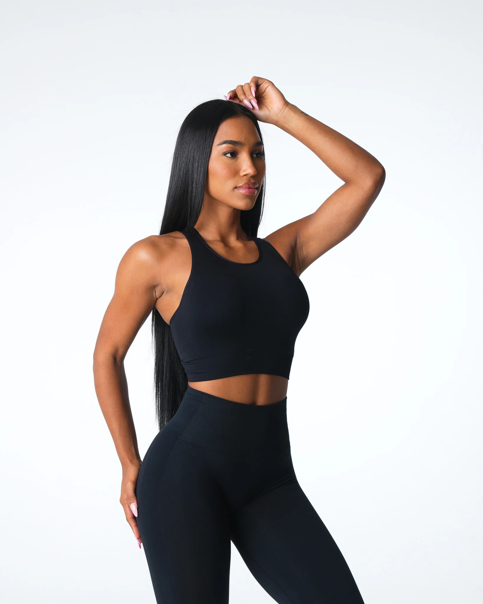Black Resilience Seamless Bra - Image 3
