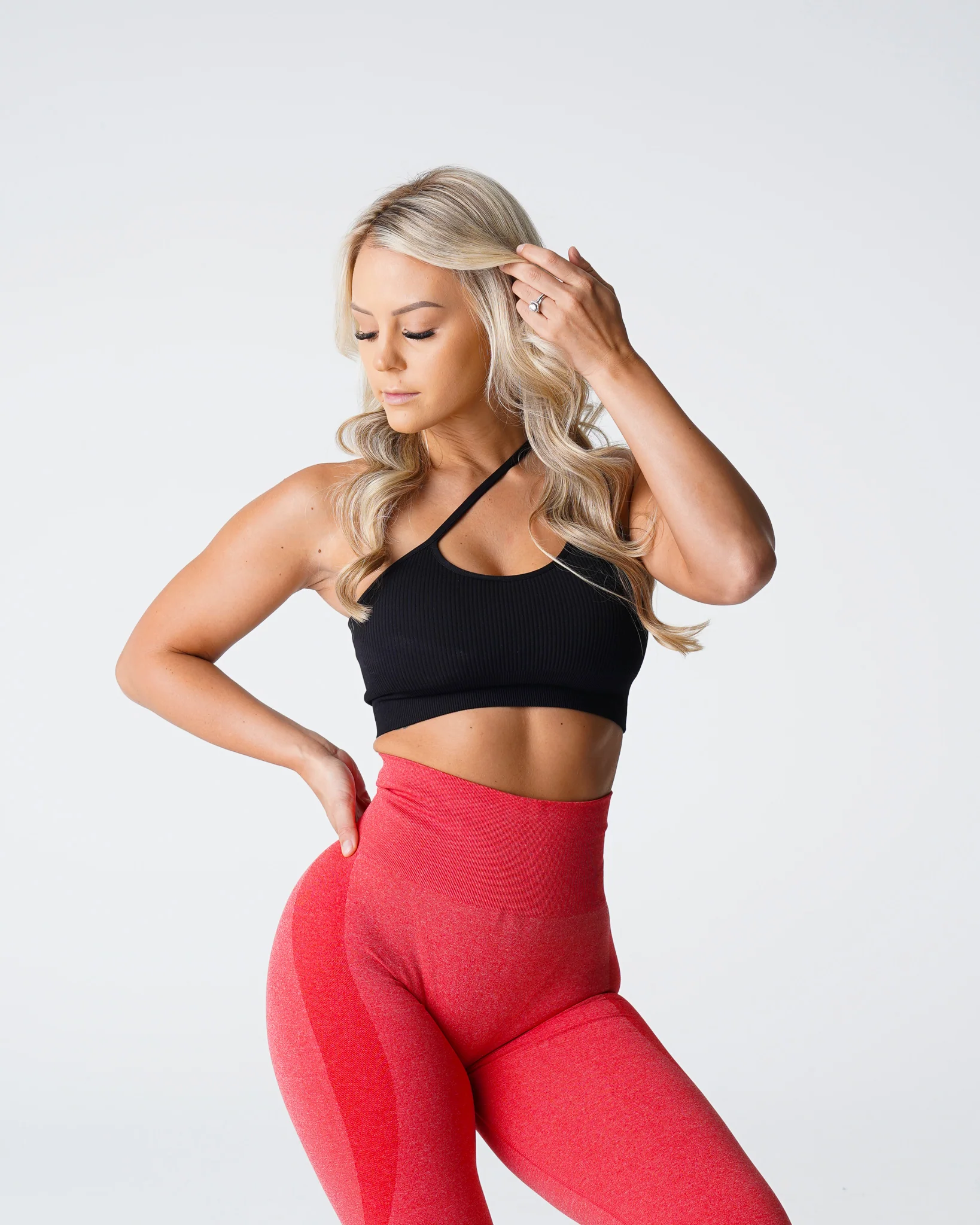 Black Streamline Seamless Bra - Image 2