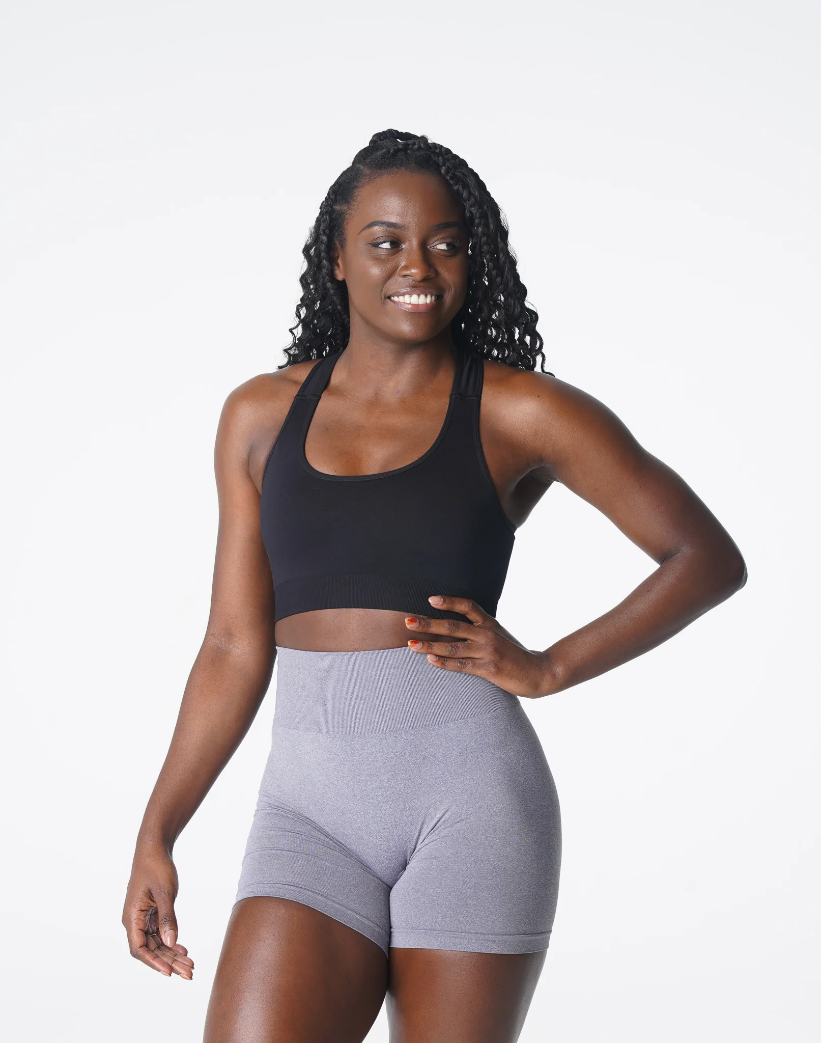 Black Surge Seamless Bra - Image 3