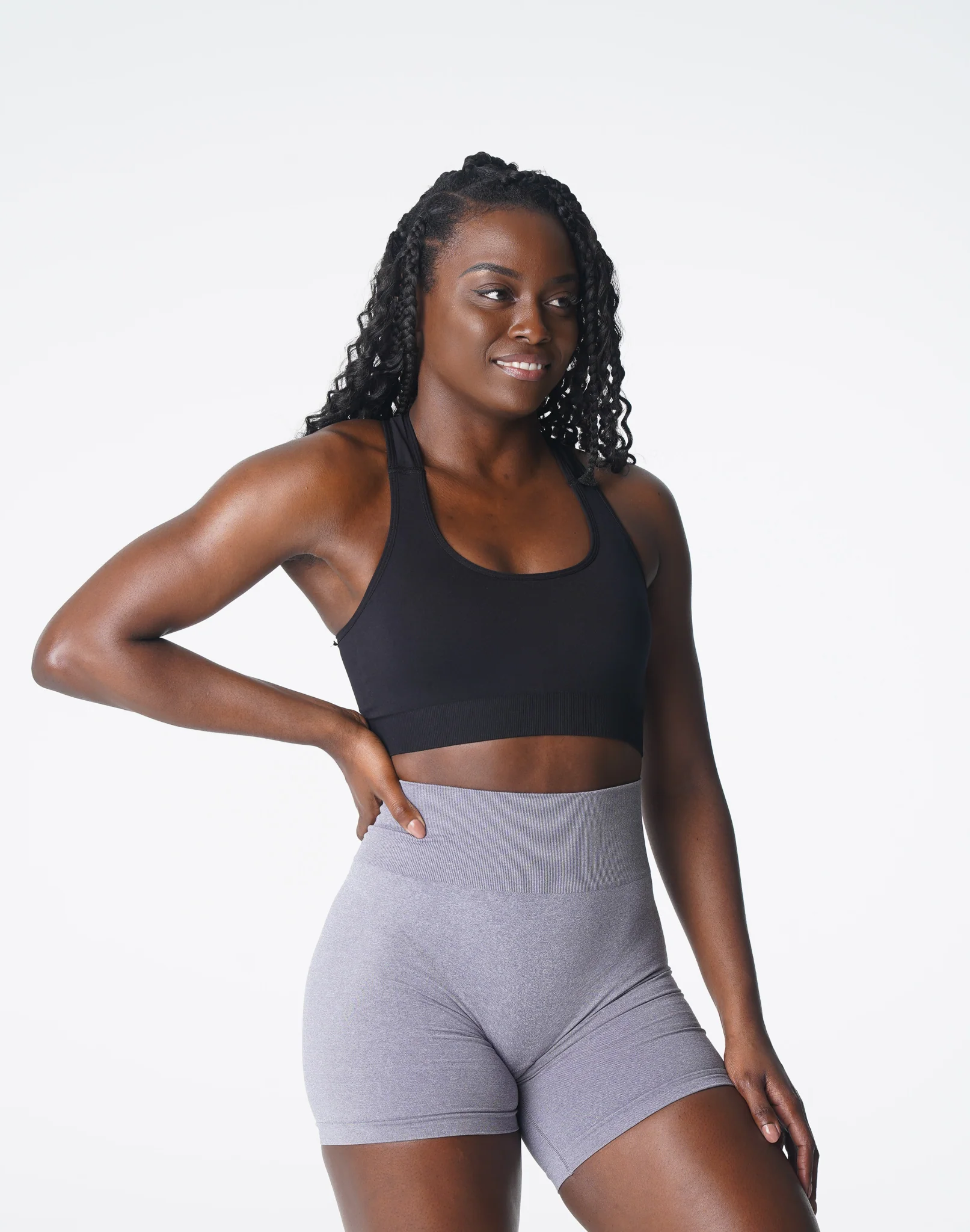 Black Surge Seamless Bra - Image 4