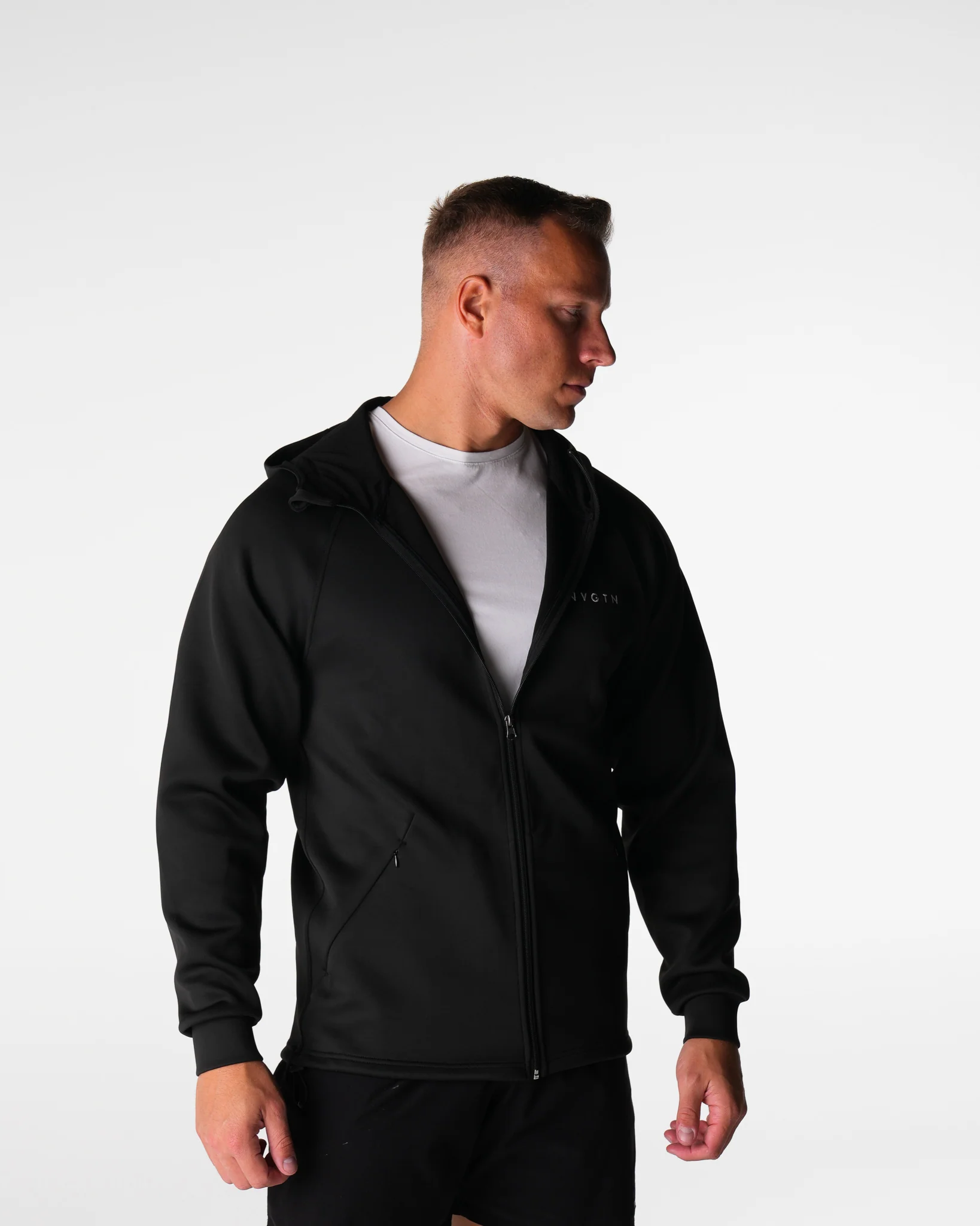 Black Swift Hooded Jacket - Image 4
