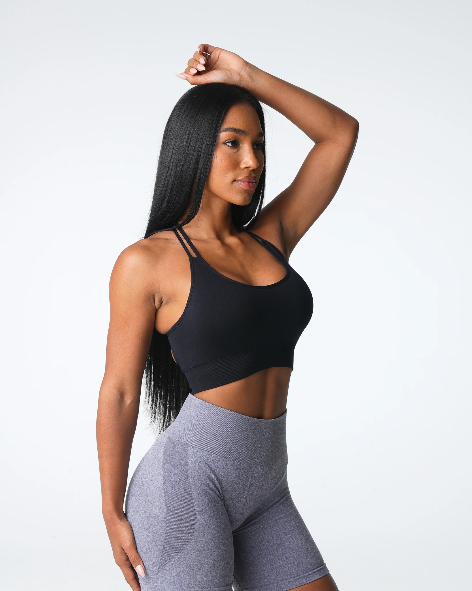 Black Virtue Seamless Bra - Image 3