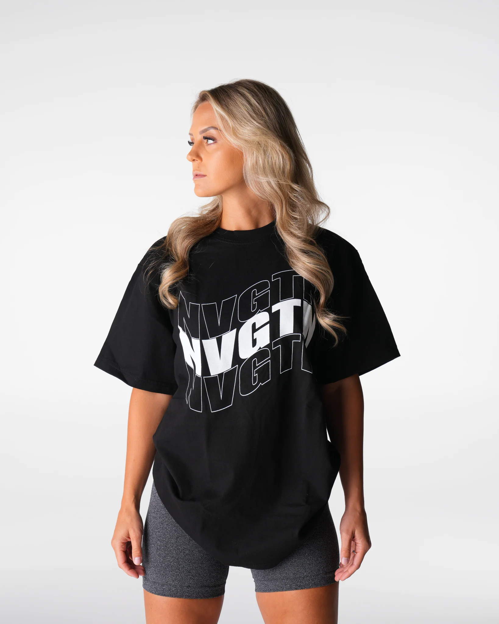 Black Wave Graphic Tee - Image 3