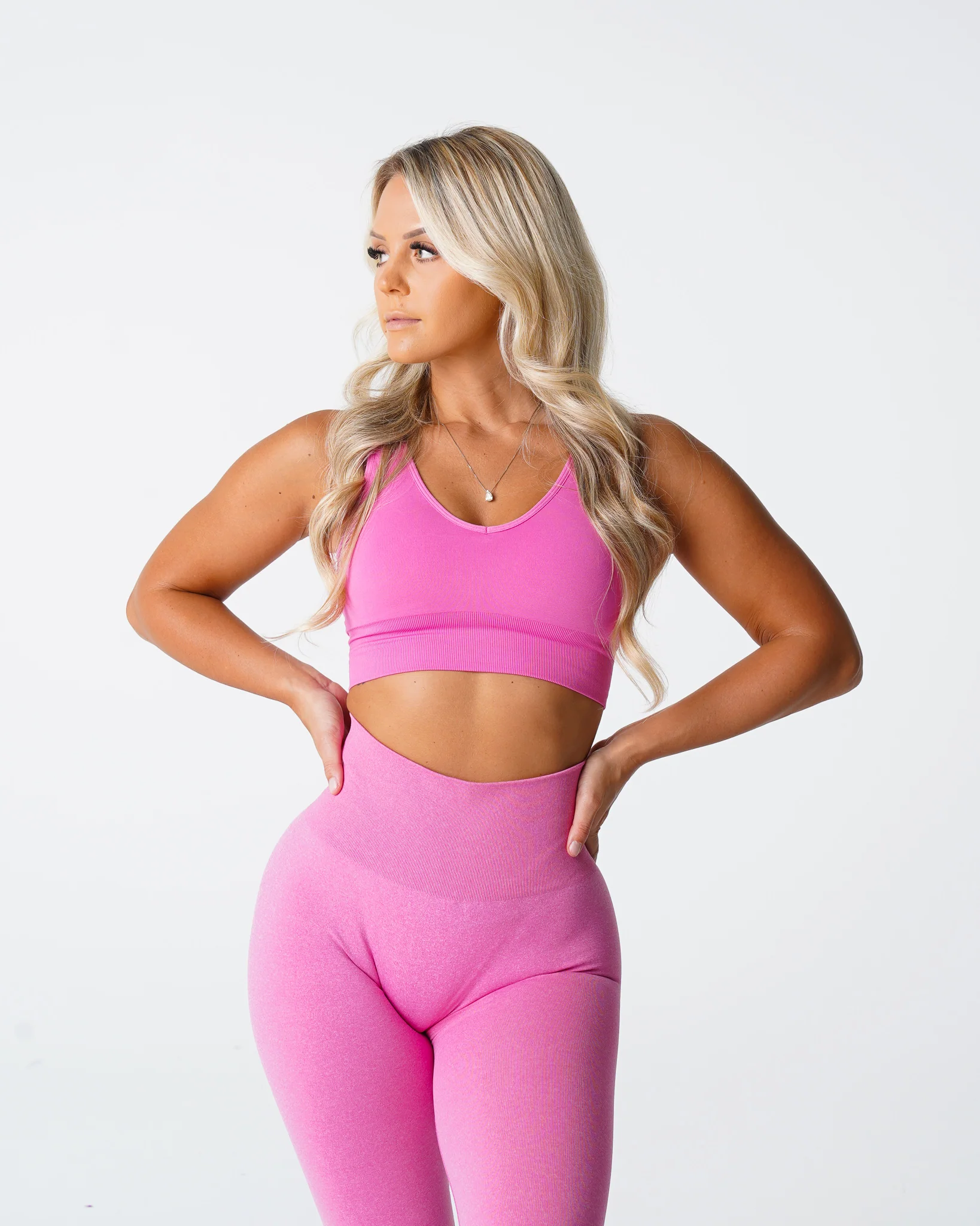 Bubble Gum Pink Elevate Seamless Bra - Image 3