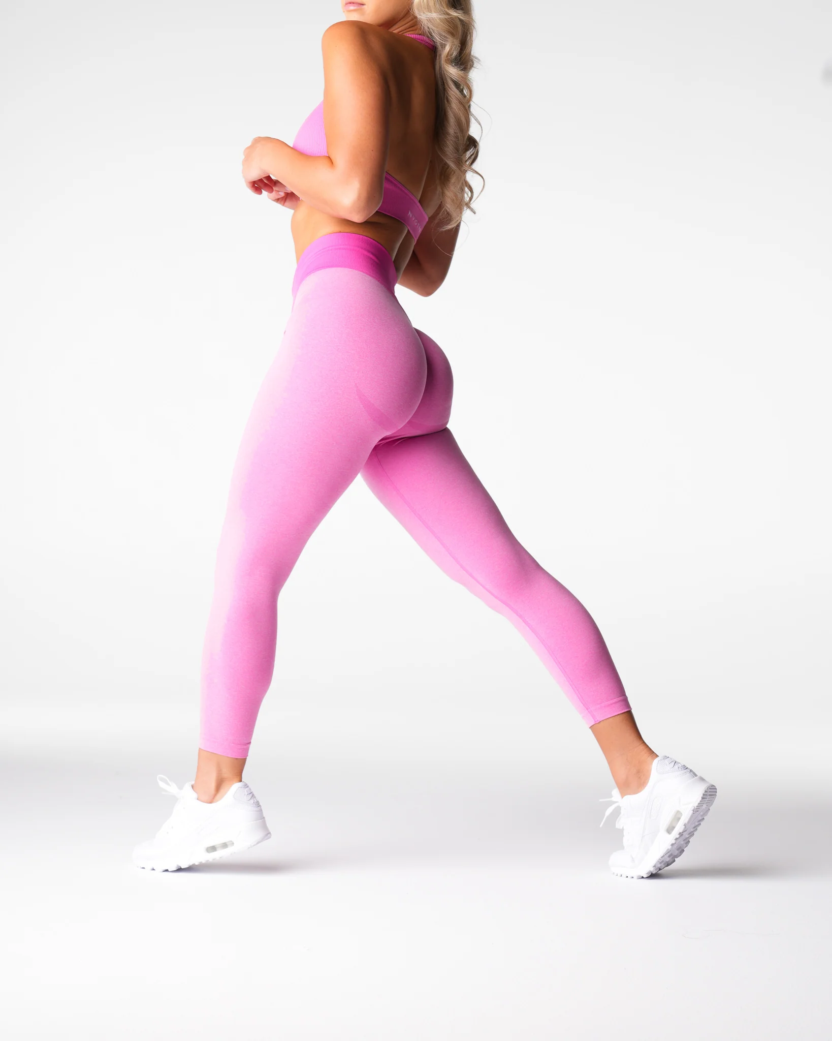 Bubble Gum Pink Knockout Seamless Leggings - Image 4