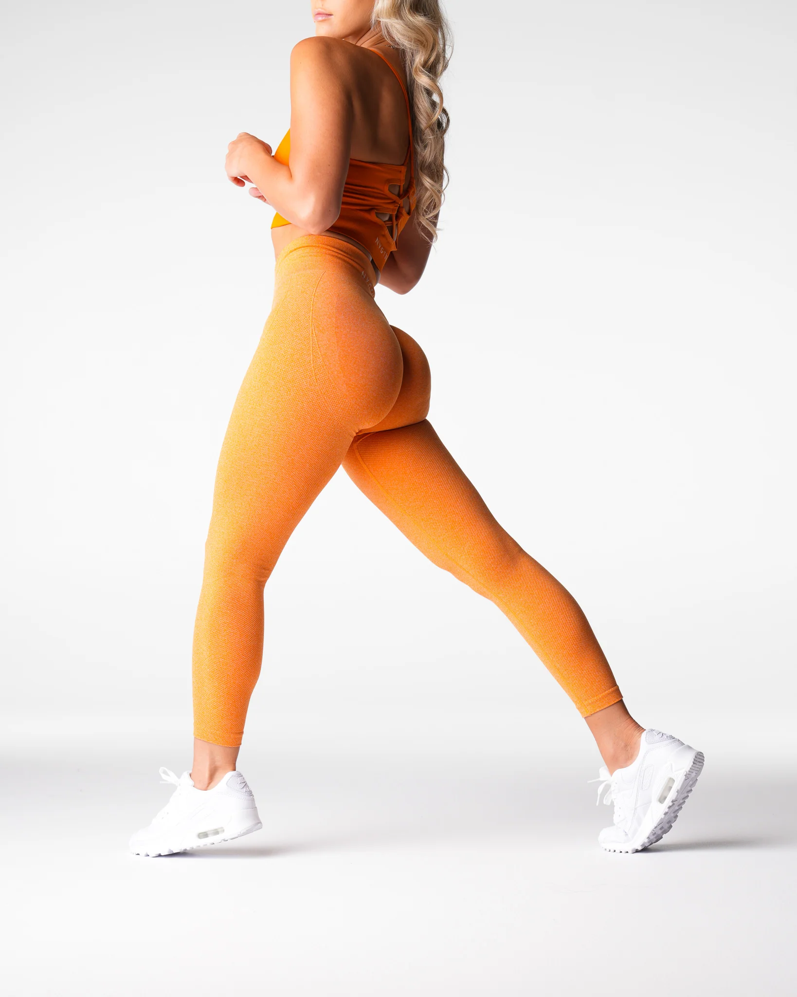 Burnt Orange Lift Seamless Leggings - Image 3