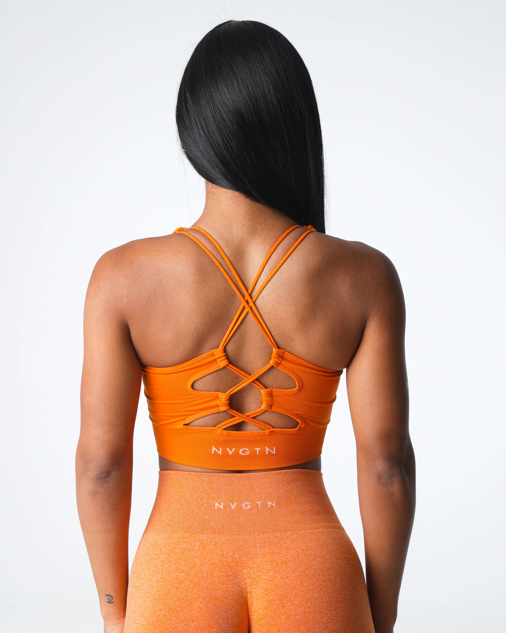 Burnt Orange Thrive Seamless Bra - Image 4
