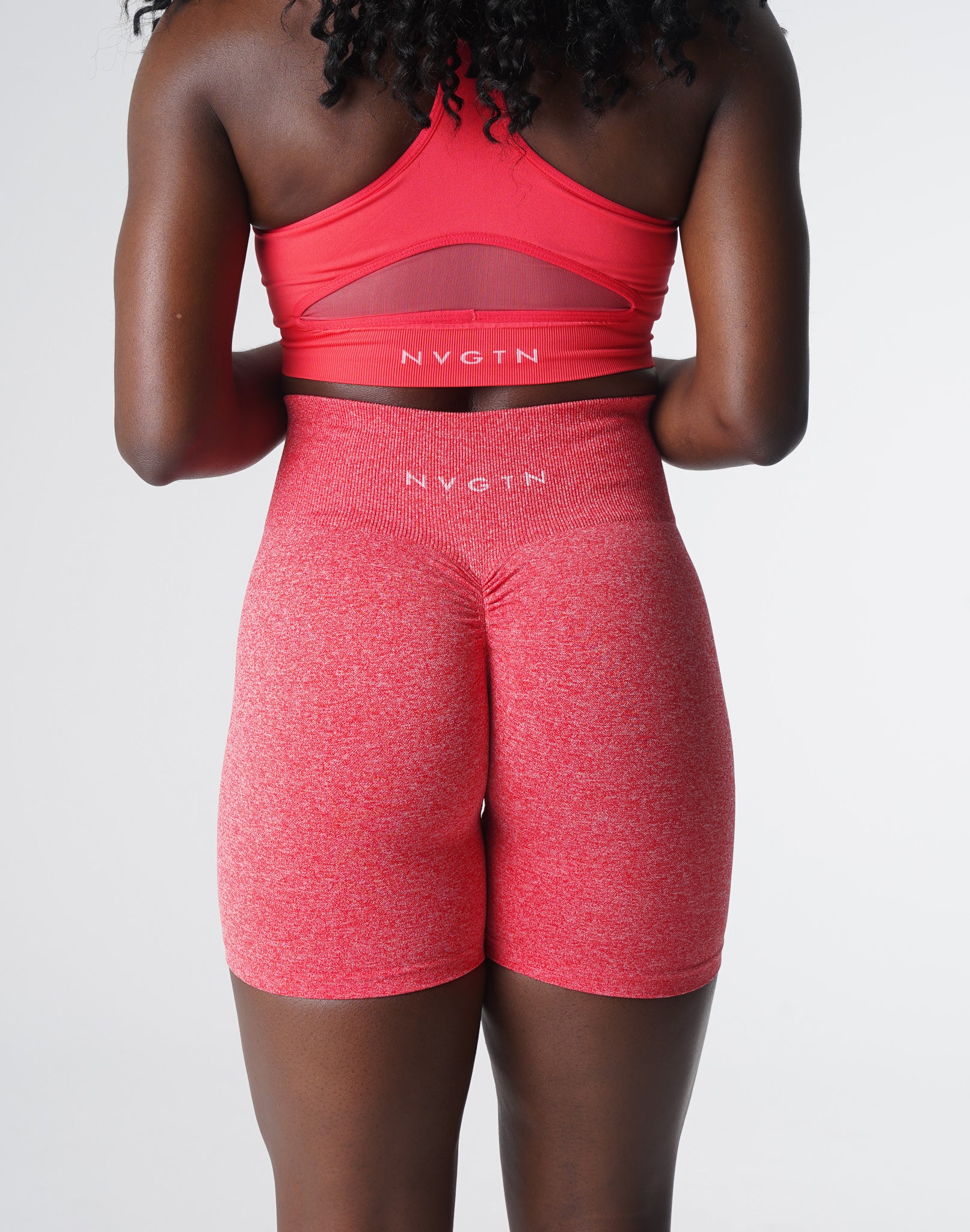 Candy Apple Scrunch Seamless Shorts - Image 2
