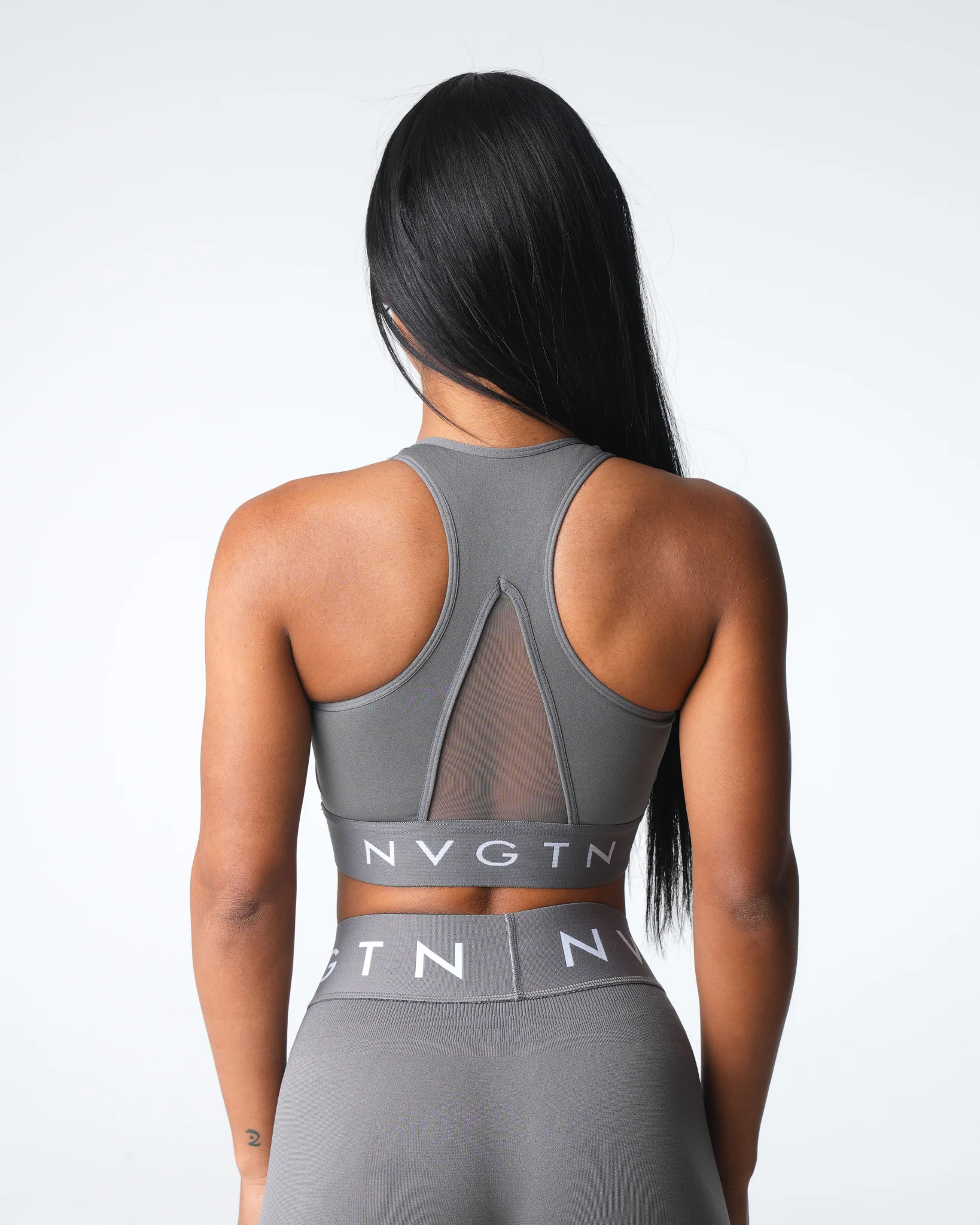 Charcoal Legacy Sport Seamless Bra - Image 4