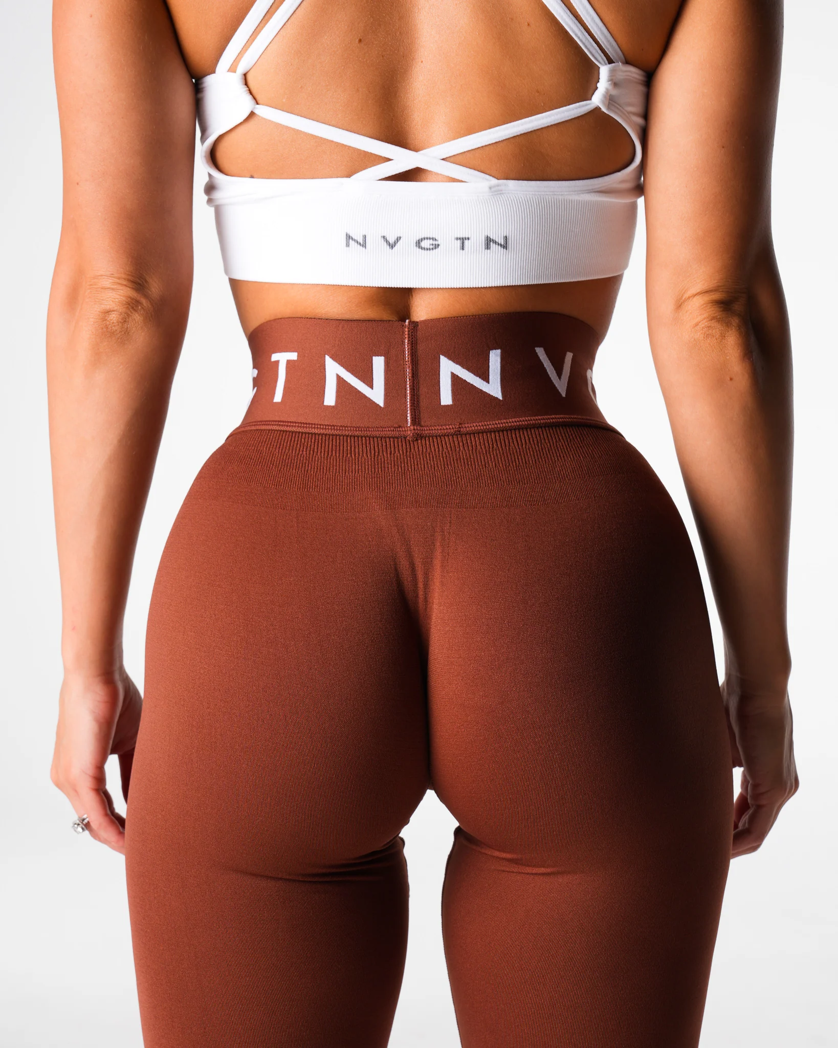 Chocolate Sport Seamless Leggings - Image 2