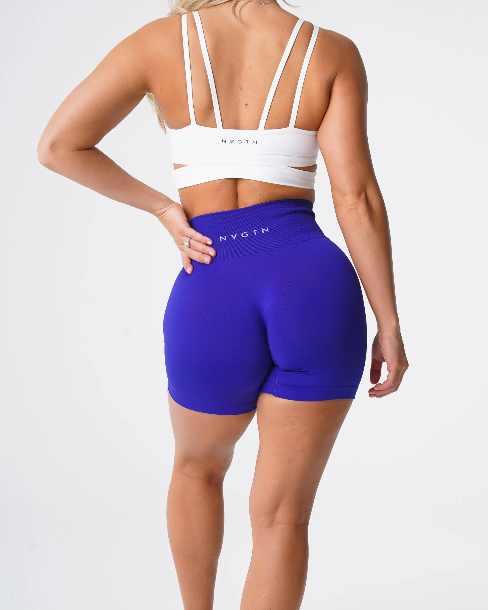 Cobalt Solid Seamless Shorts - Image 2