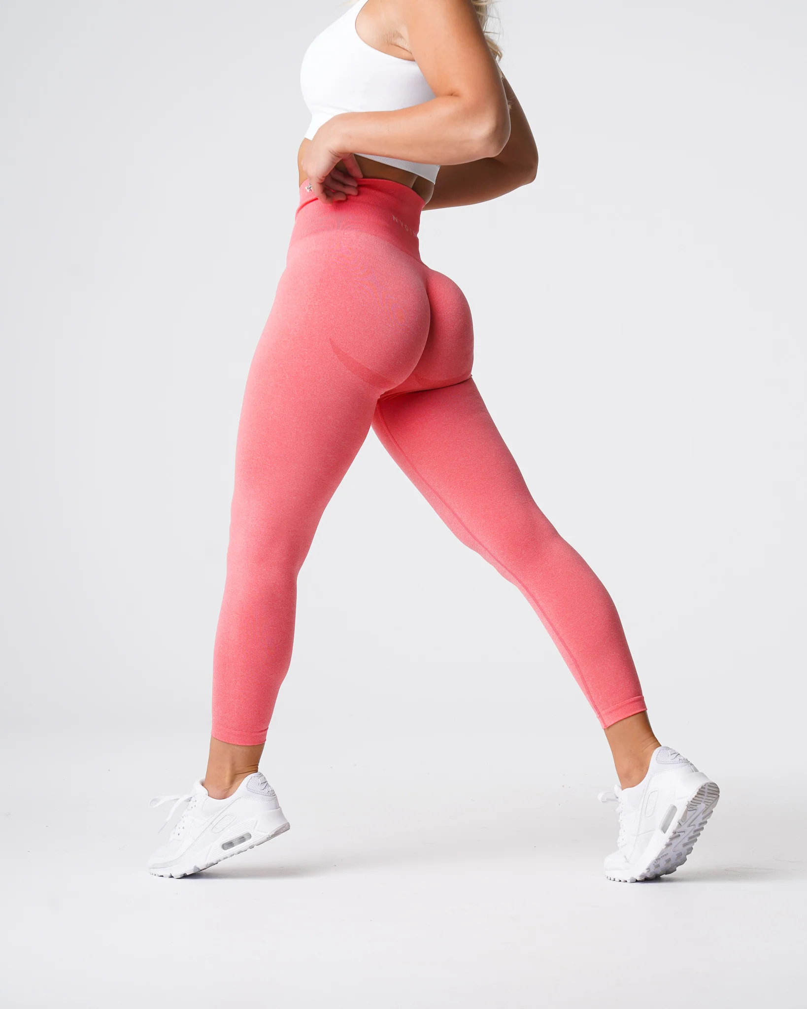 Coral Curve Seamless Leggings - Image 4