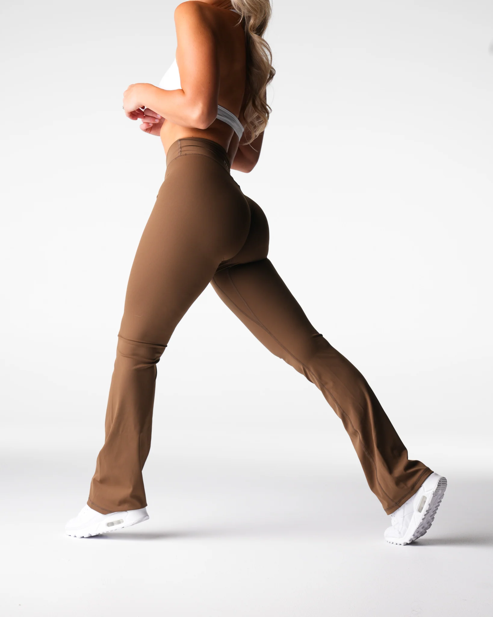 Espresso Effortless Flare Leggings - Image 3