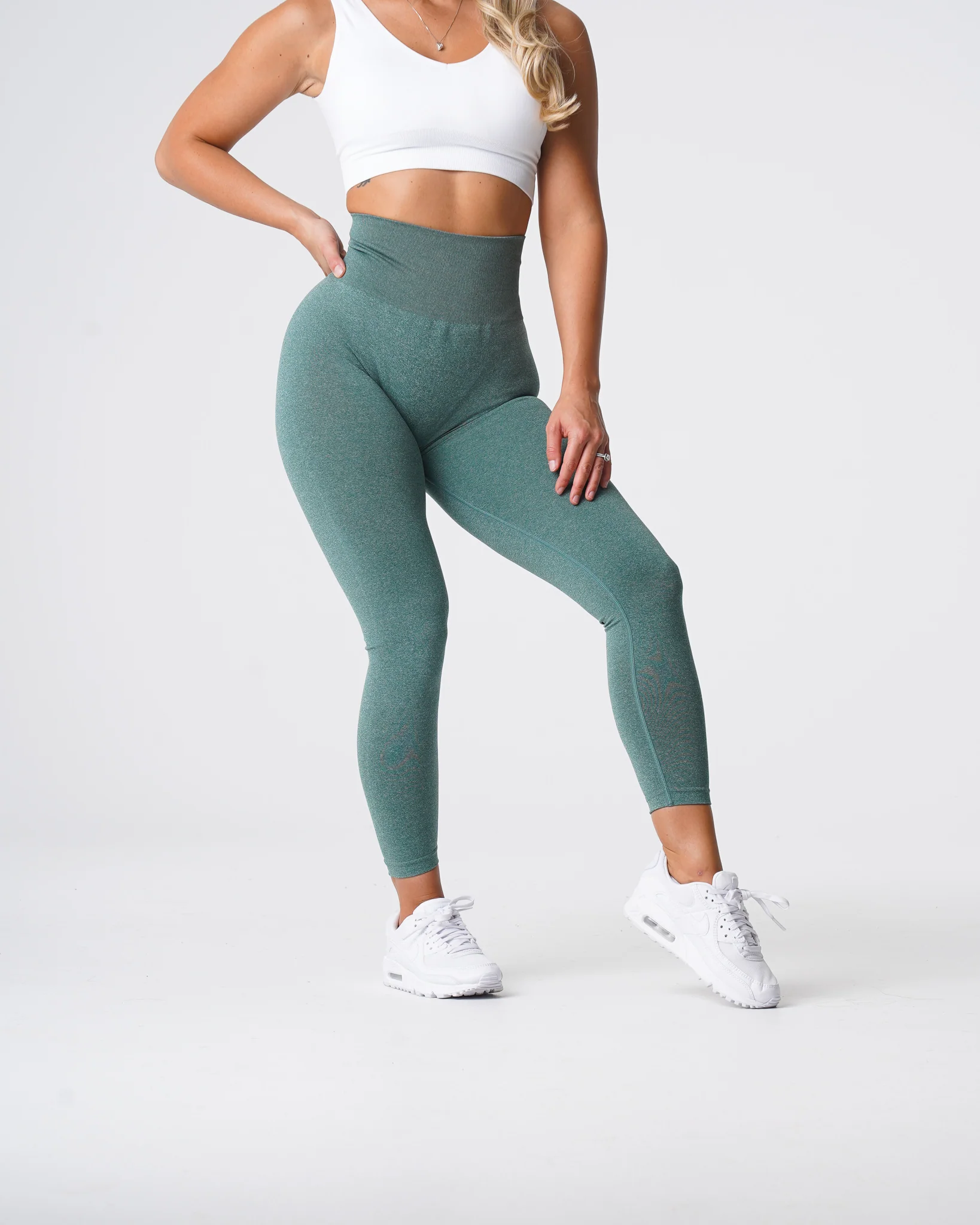Forest Green NV Seamless Leggings - Image 3