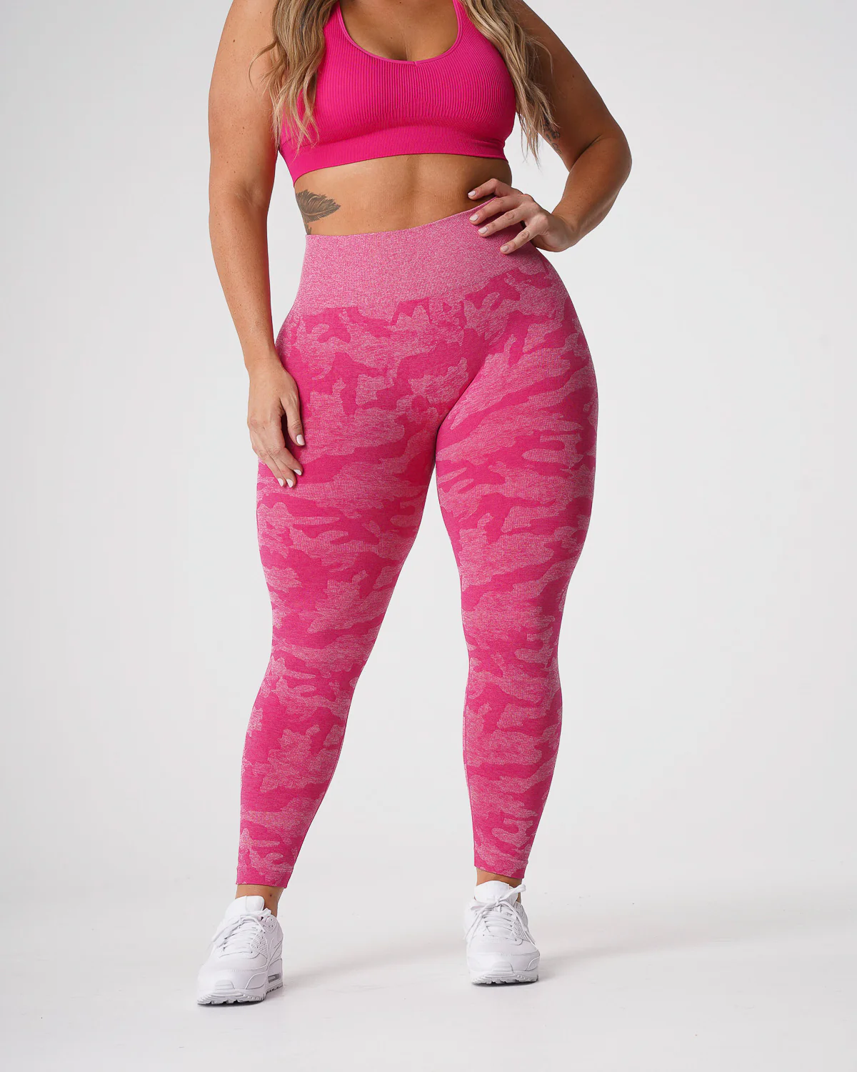 Fuchsia Camo Seamless Leggings - Image 2