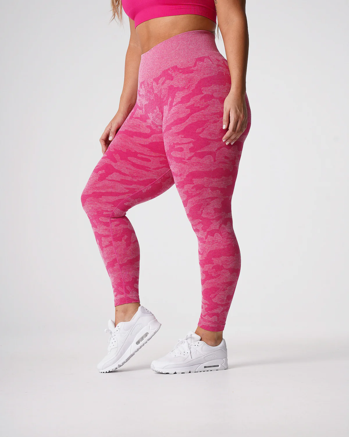 Fuchsia Camo Seamless Leggings - Image 3