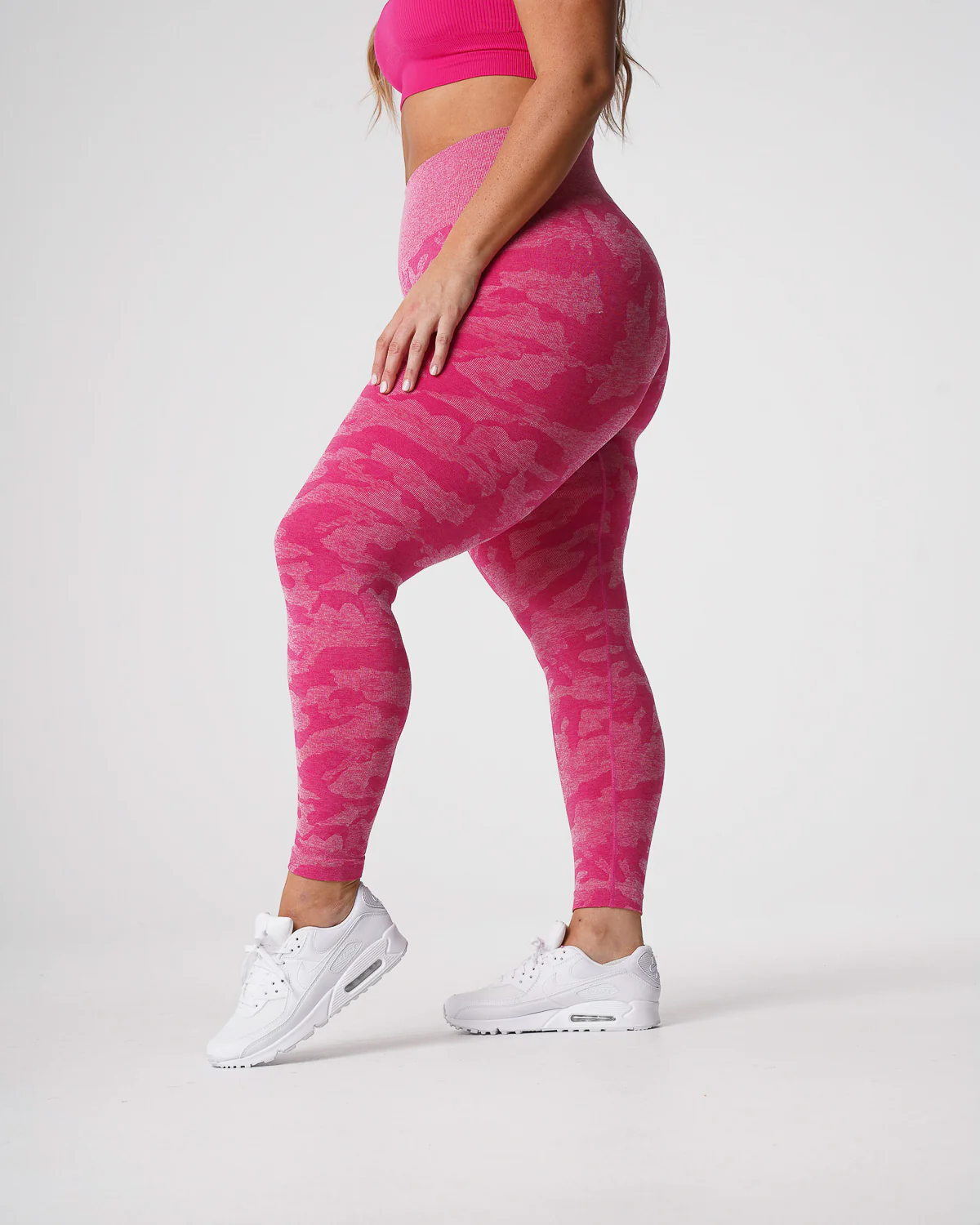 Fuchsia Camo Seamless Leggings - Image 4