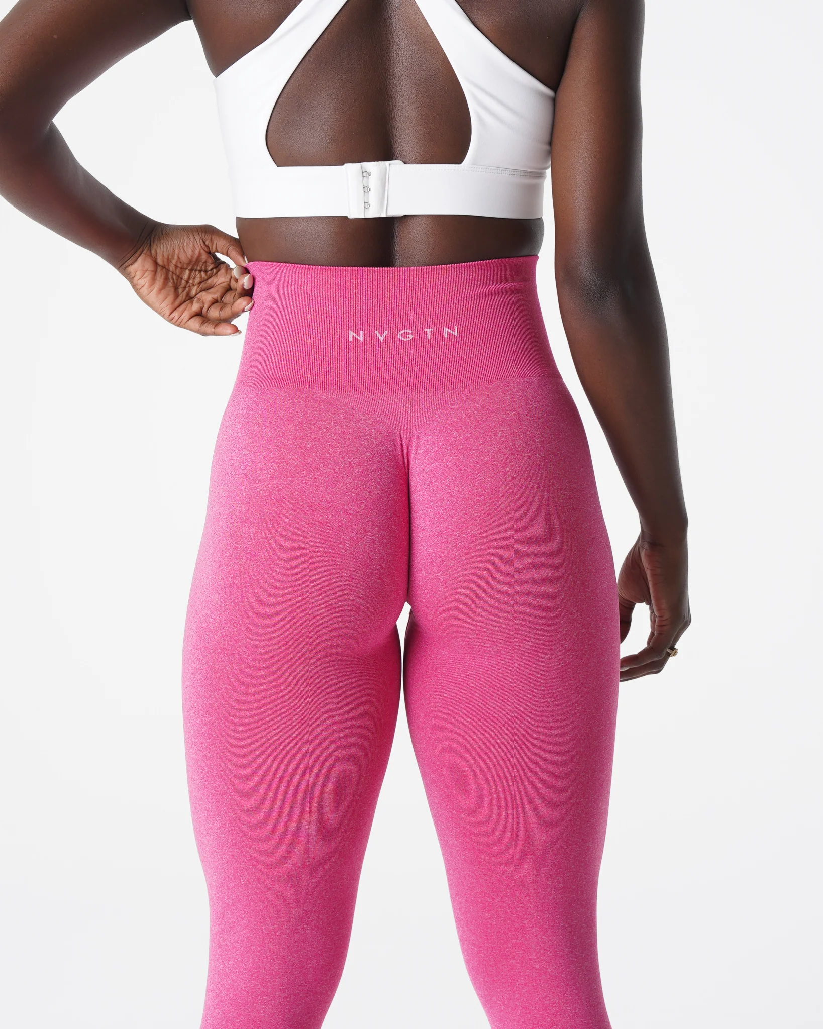 Fuchsia NV Seamless Leggings - Image 2