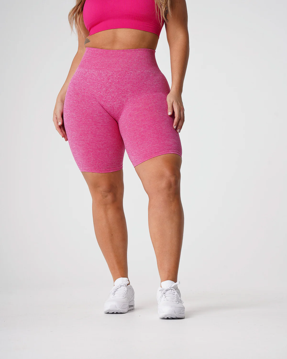 Fuchsia Scrunch Seamless Shorts - Image 2
