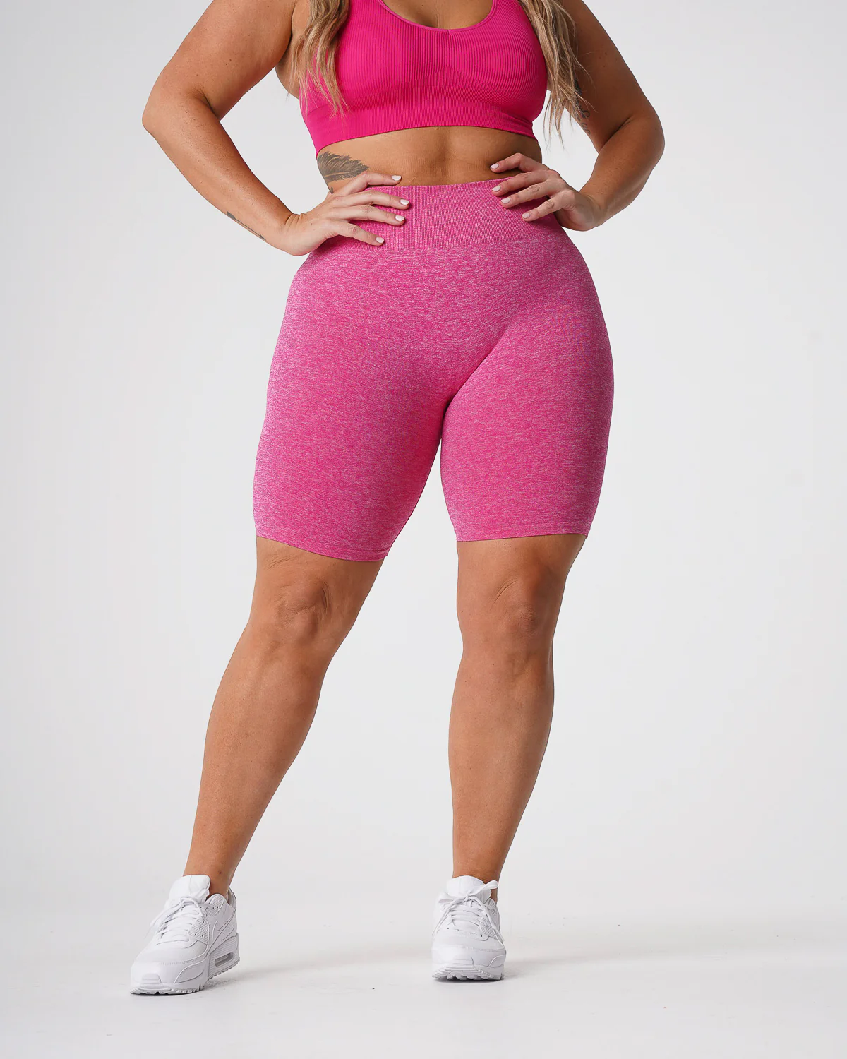 Fuchsia Scrunch Seamless Shorts - Image 4