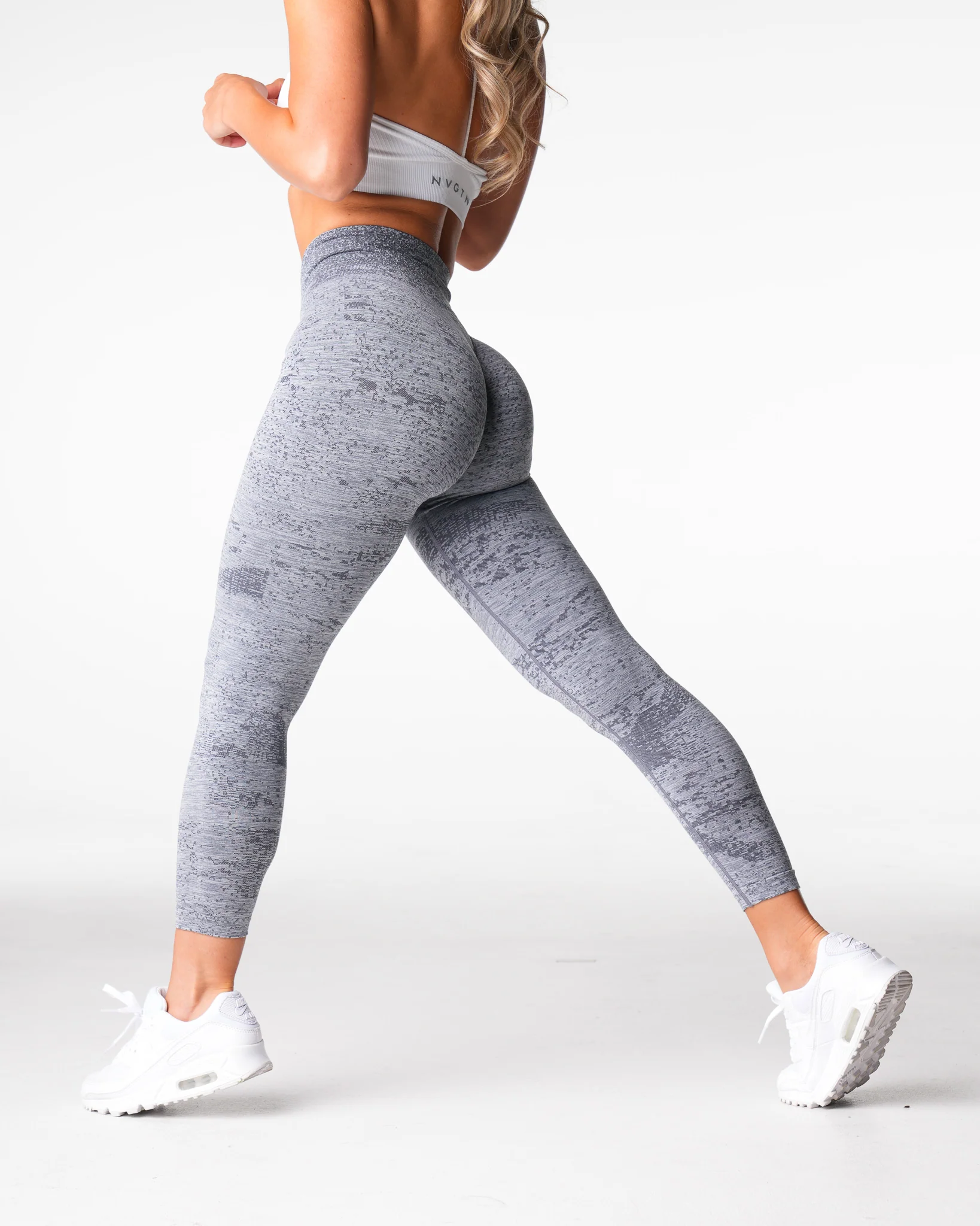 Grey Digital Seamless Leggings - Image 3