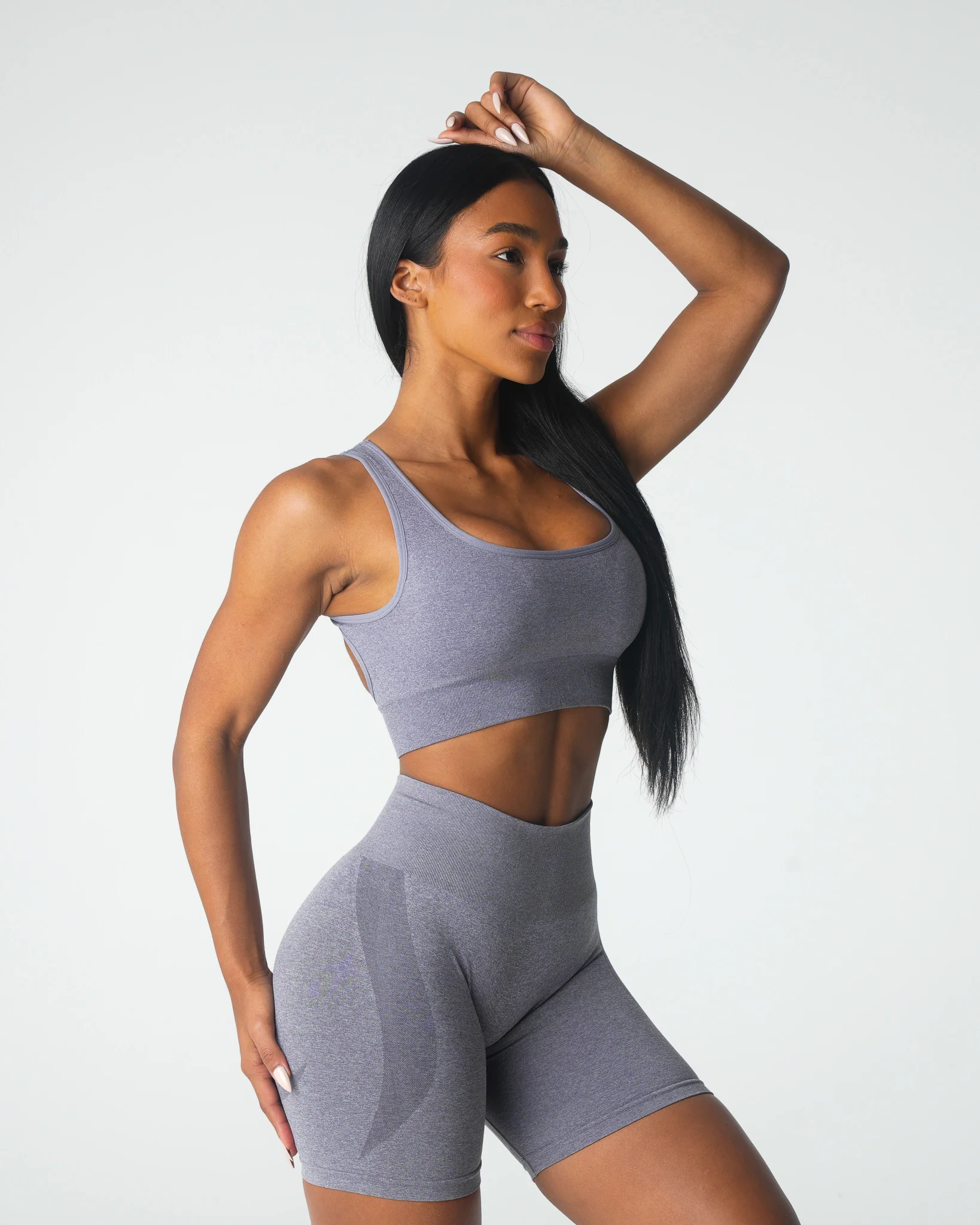 Grey Eclipse Seamless Bra - Image 3