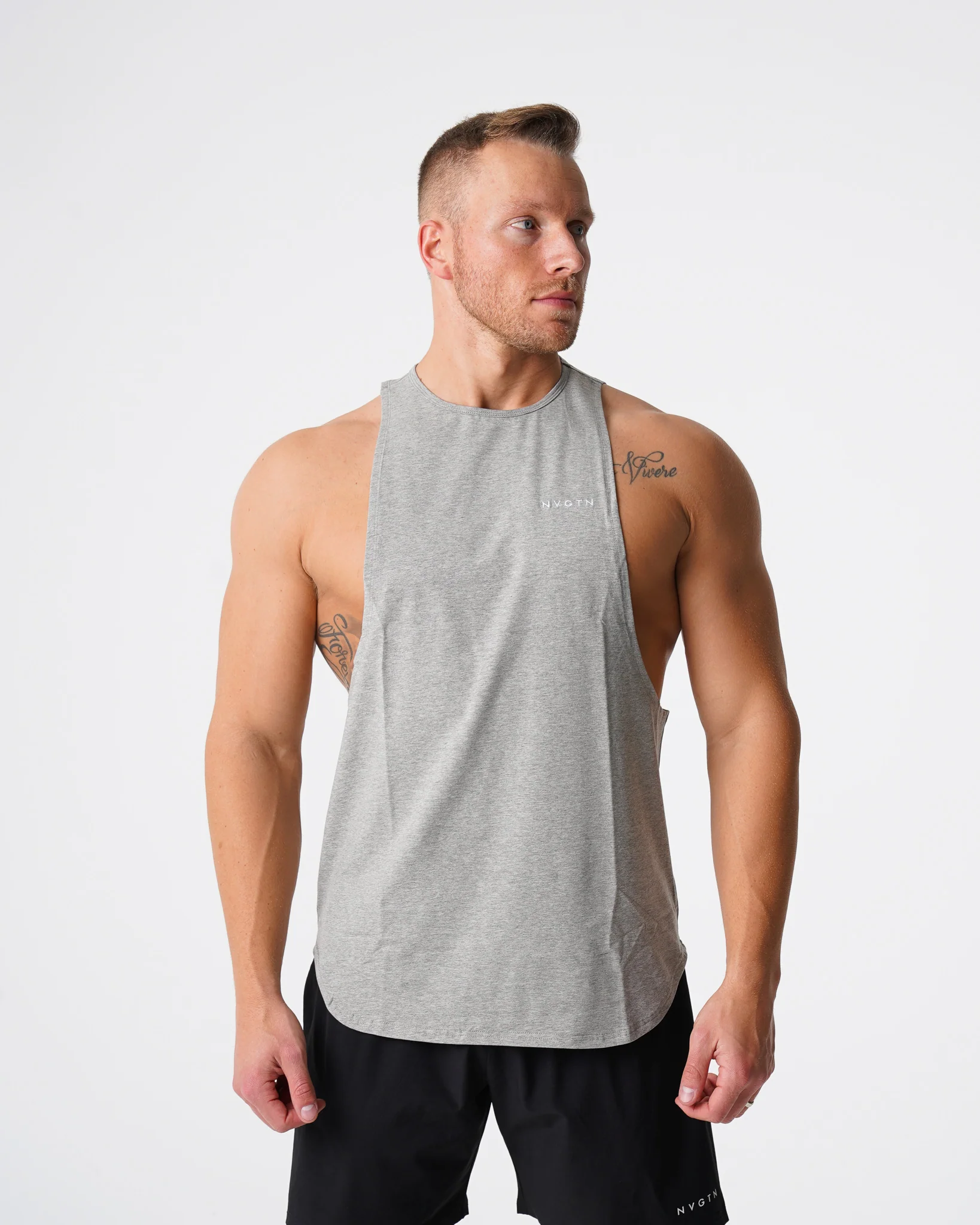 Grey Pulse Edge Tank - Image 2