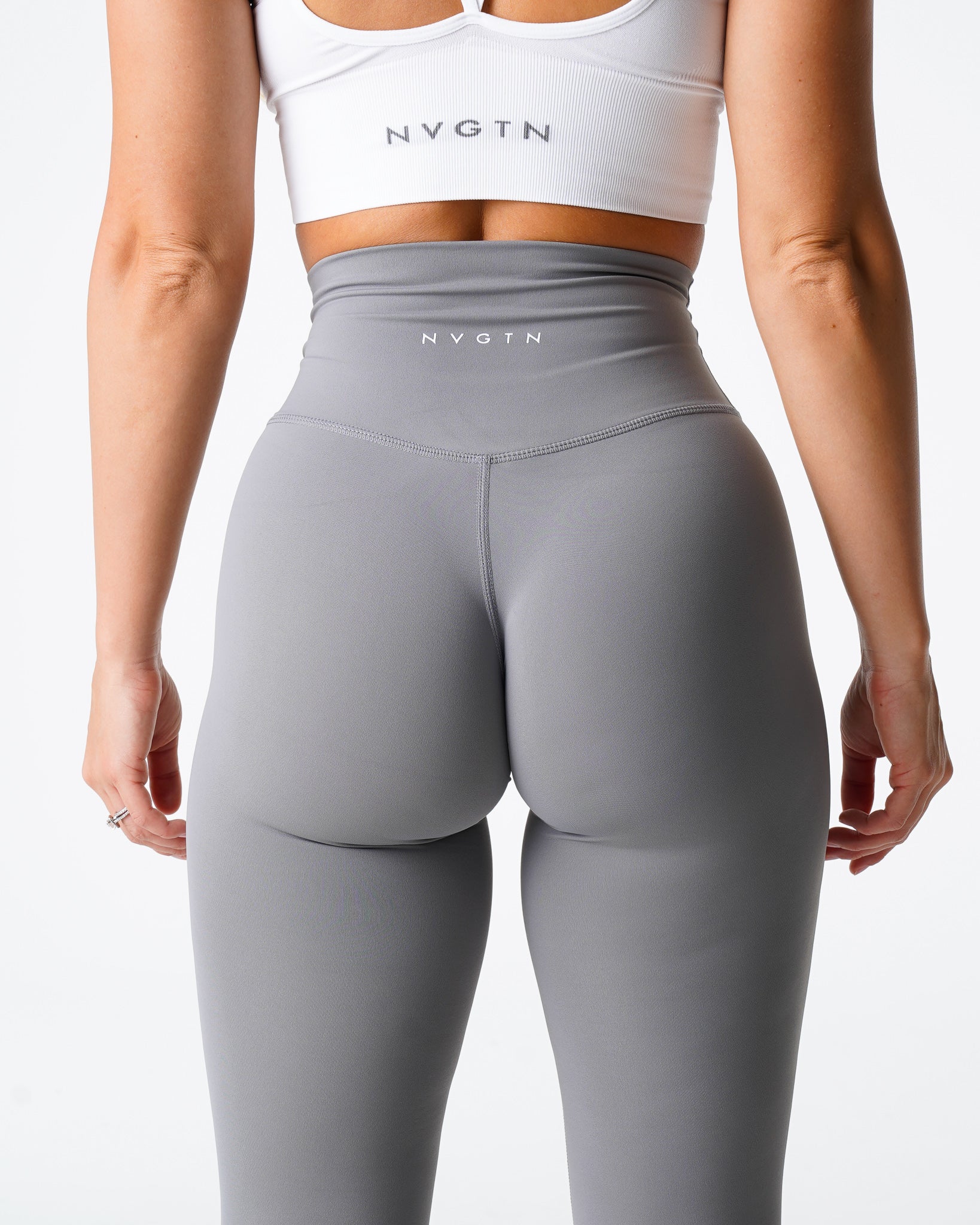Grey Signature 2.0 Leggings - Image 2
