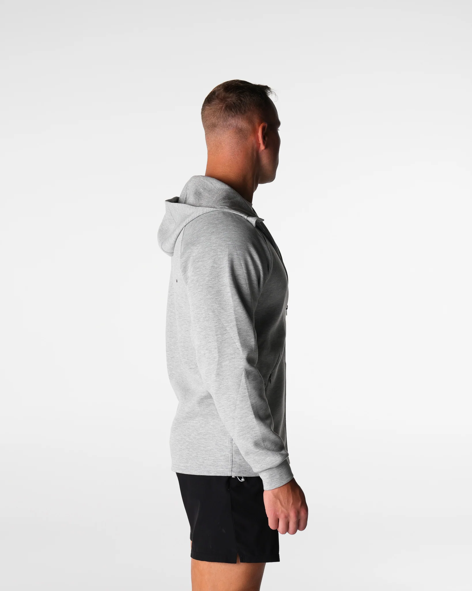 Grey Swift Hooded Jacket - Image 4