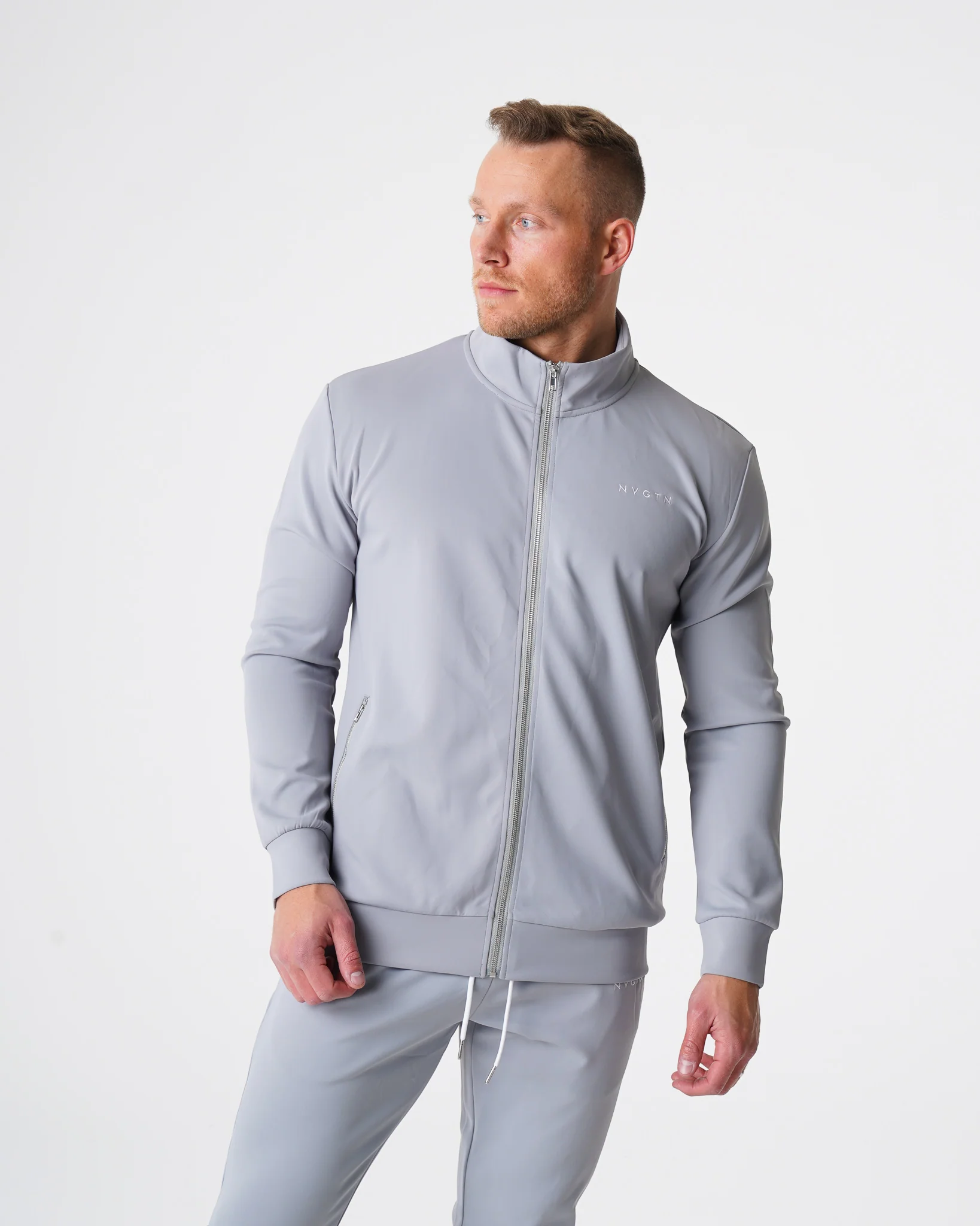 Grey Track Jacket - Image 2