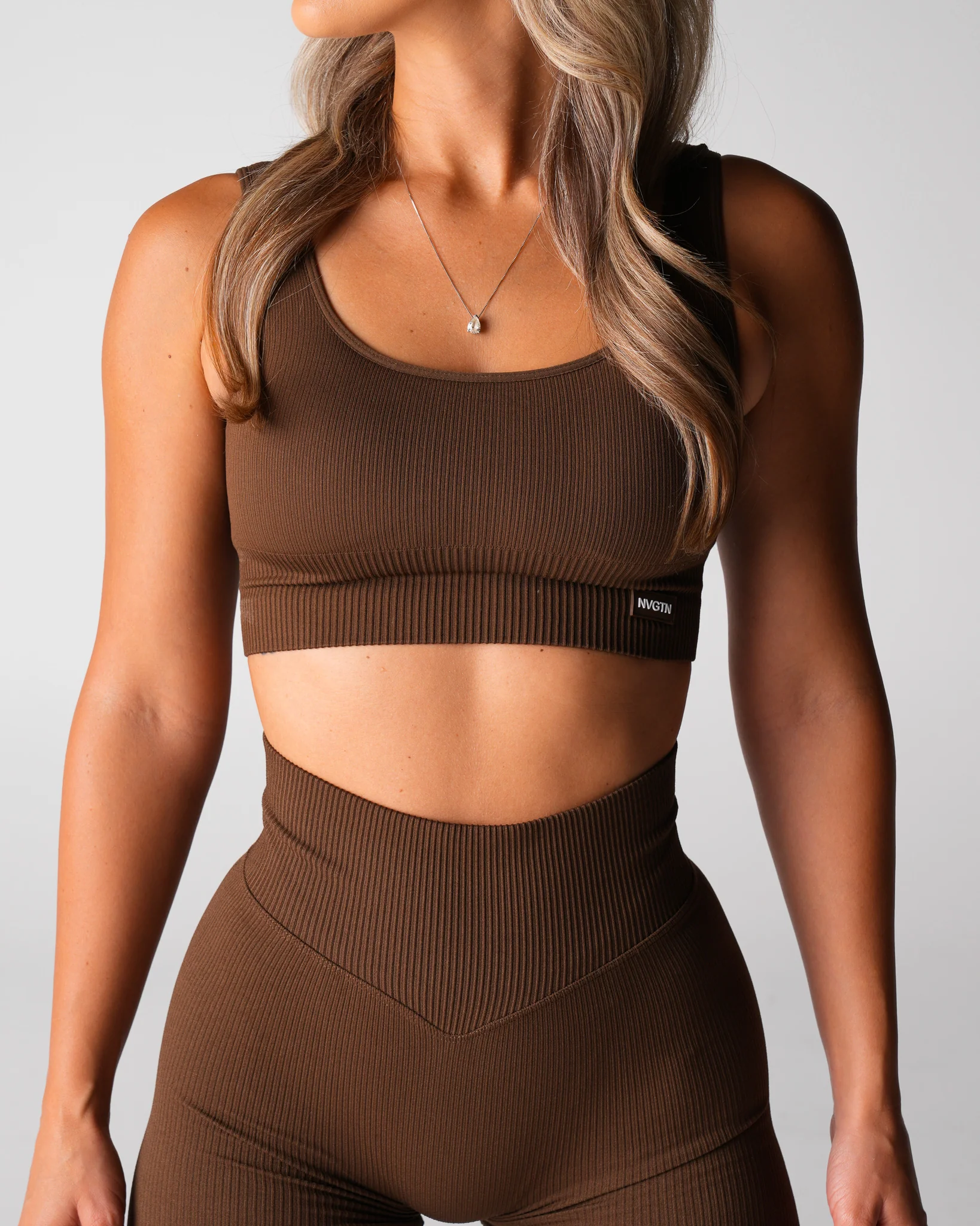 Hazelnut Harmony Ribbed Seamless Bra - Image 4