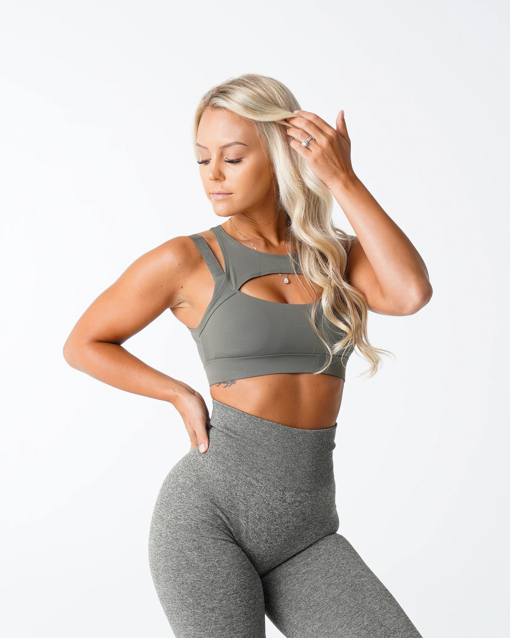 Khaki Green Apex Bra - Image 4