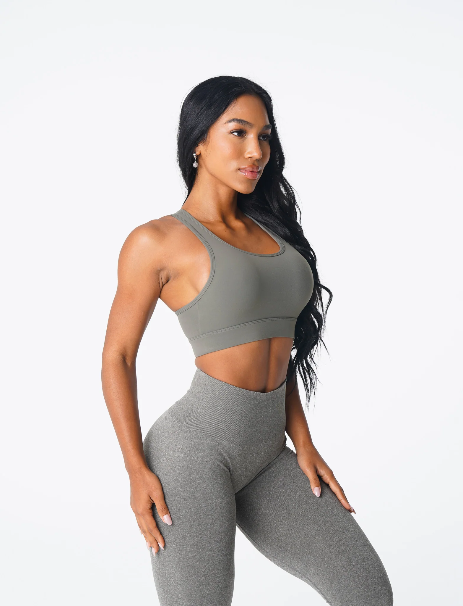 Khaki Green Trio Bra - Image 3