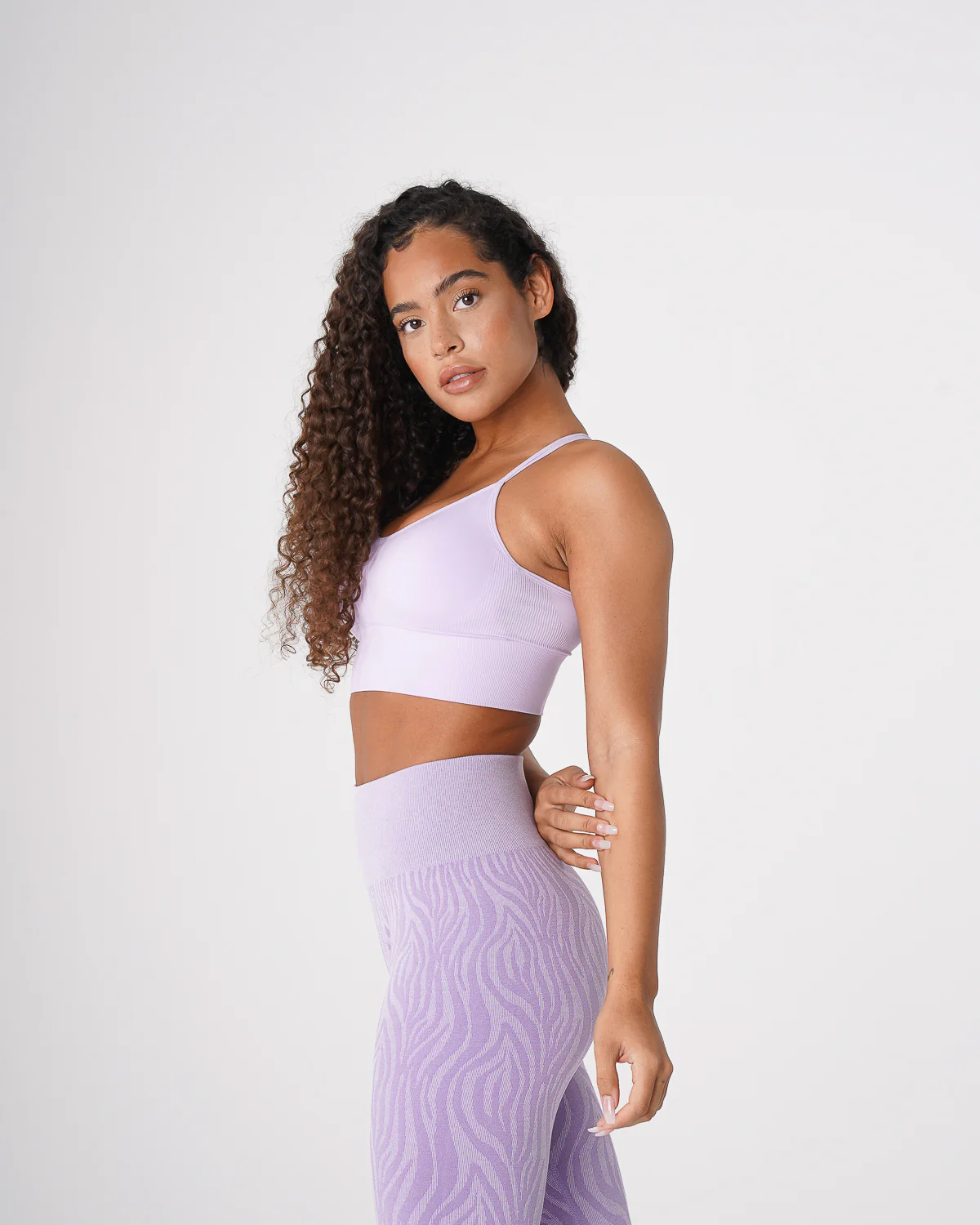 Lavender Flourish Seamless Bra - Image 3