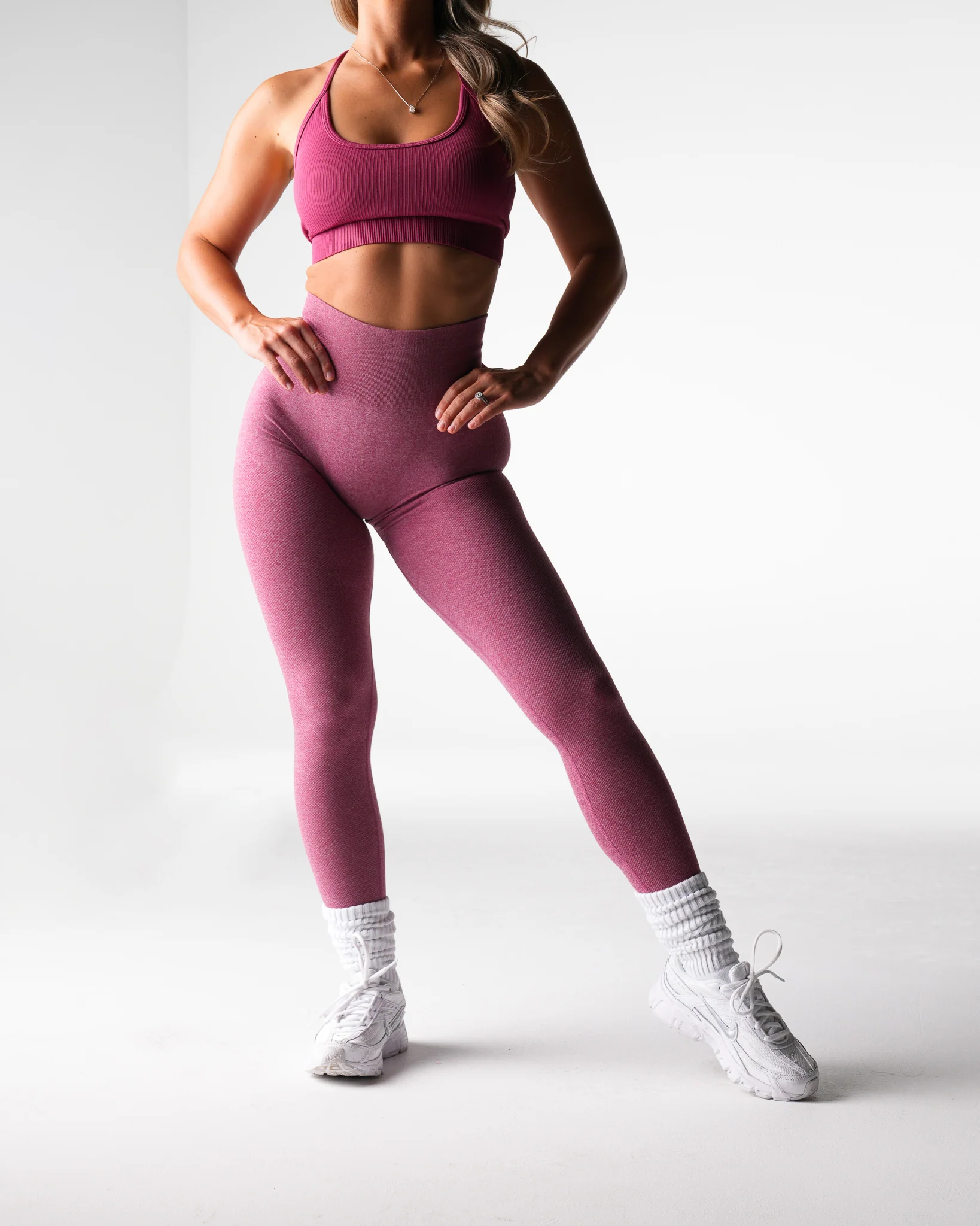 Maroon Lift Seamless Leggings - Image 4