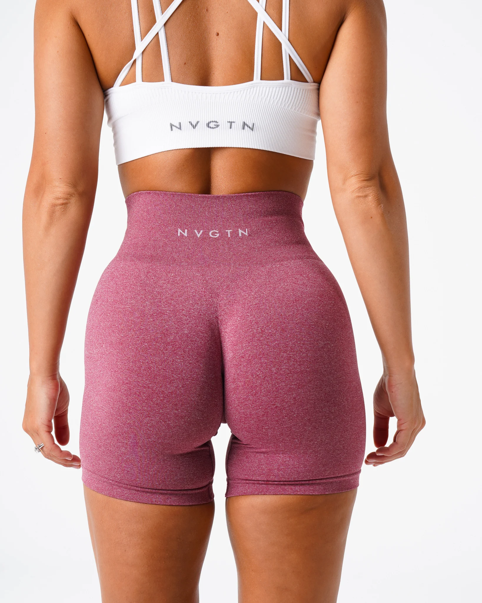 Maroon Pro Seamless Shorts - Image 2