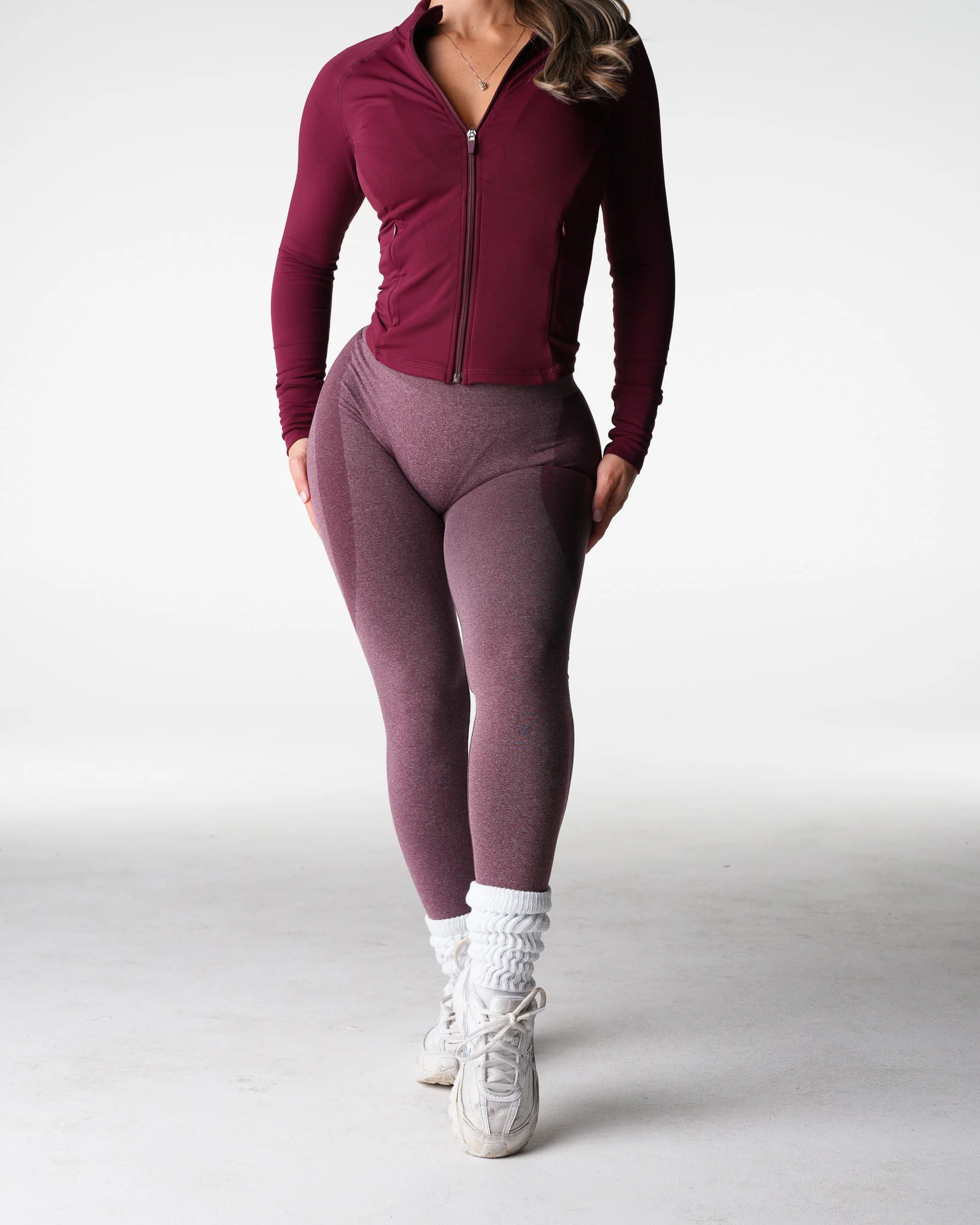 Merlot Contour Seamless Leggings - Image 4