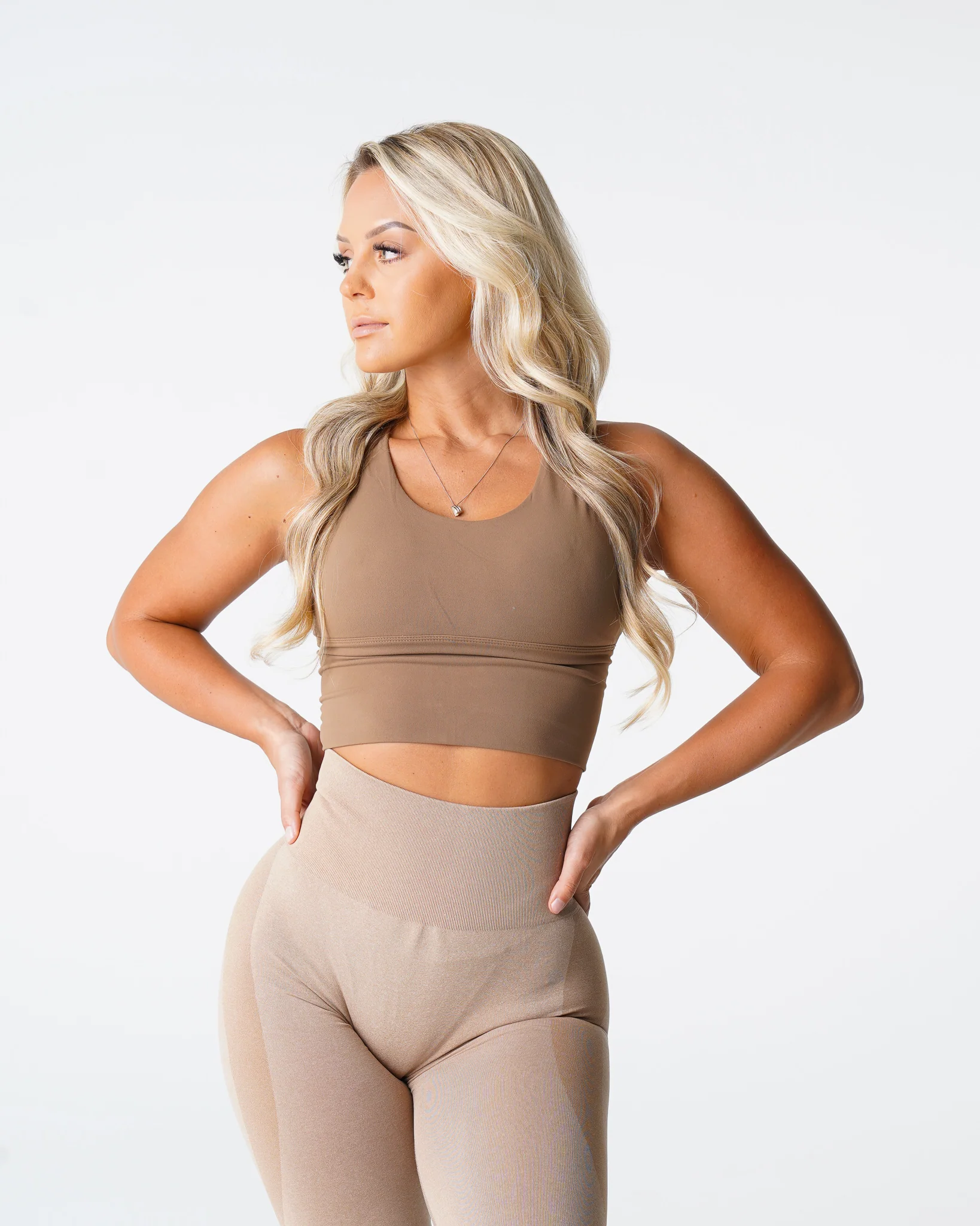 Mocha Matrix Bra Top - Image 3