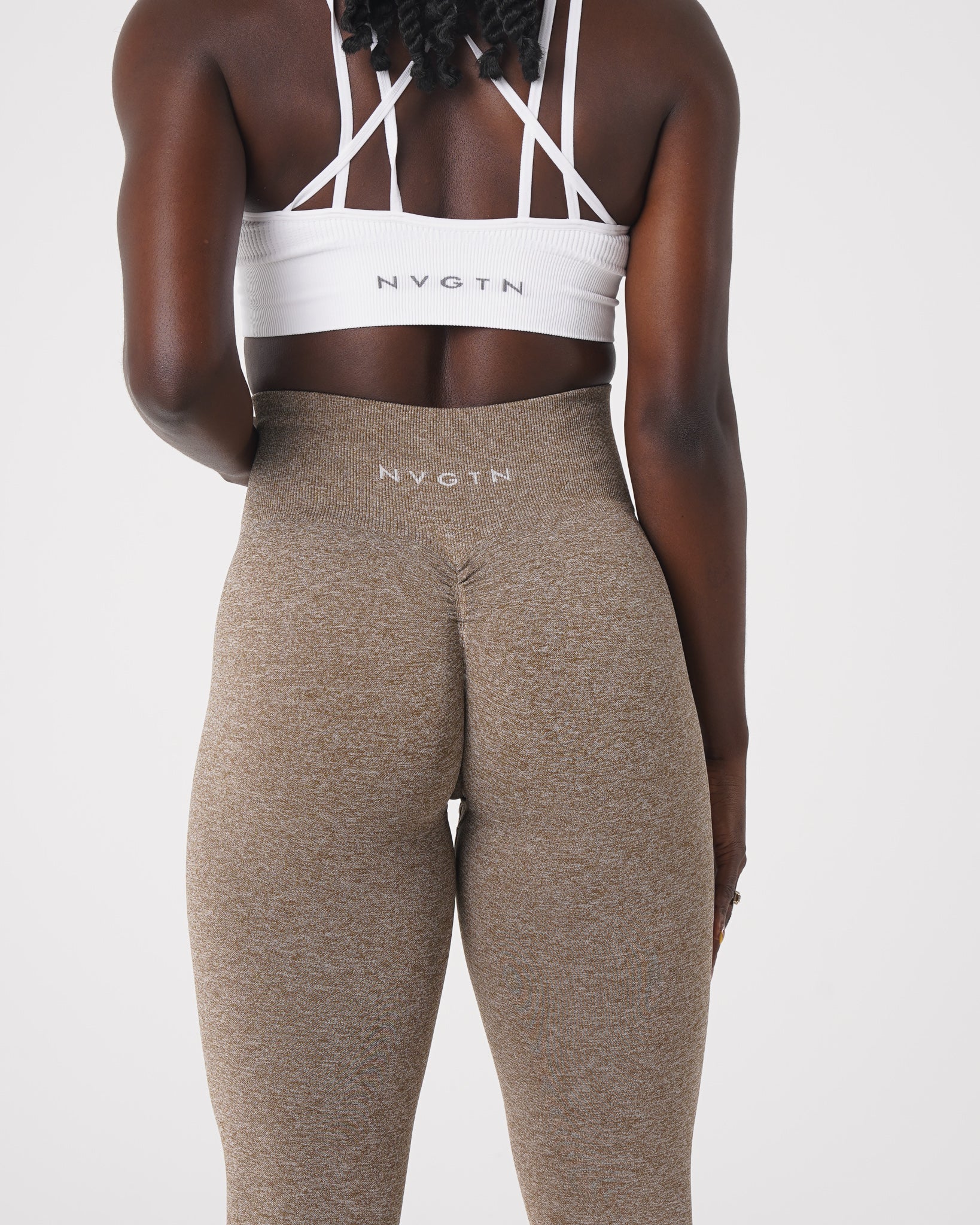 Mocha Scrunch Seamless Leggings - Image 2