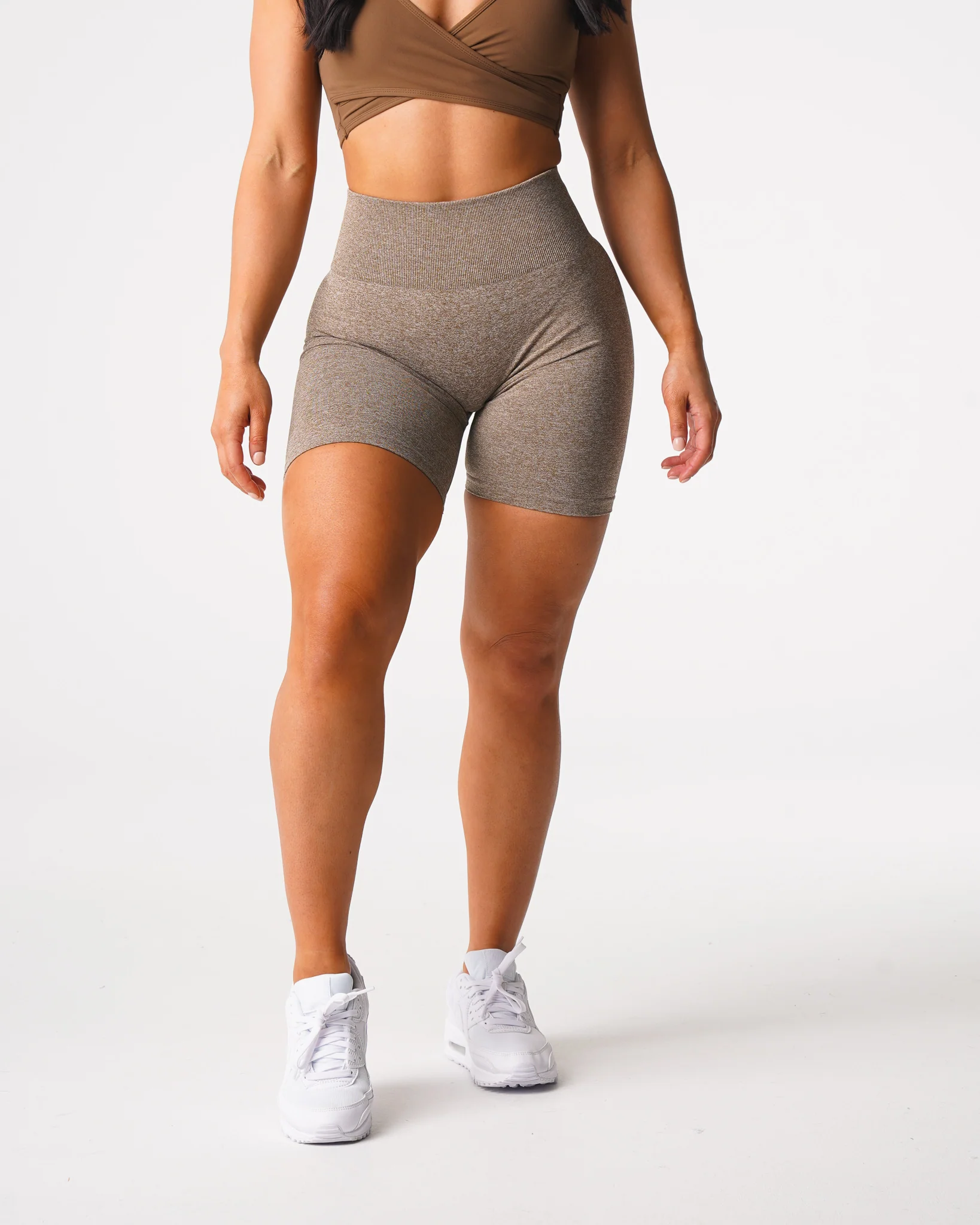Mocha Scrunch Seamless Shorts - Image 2