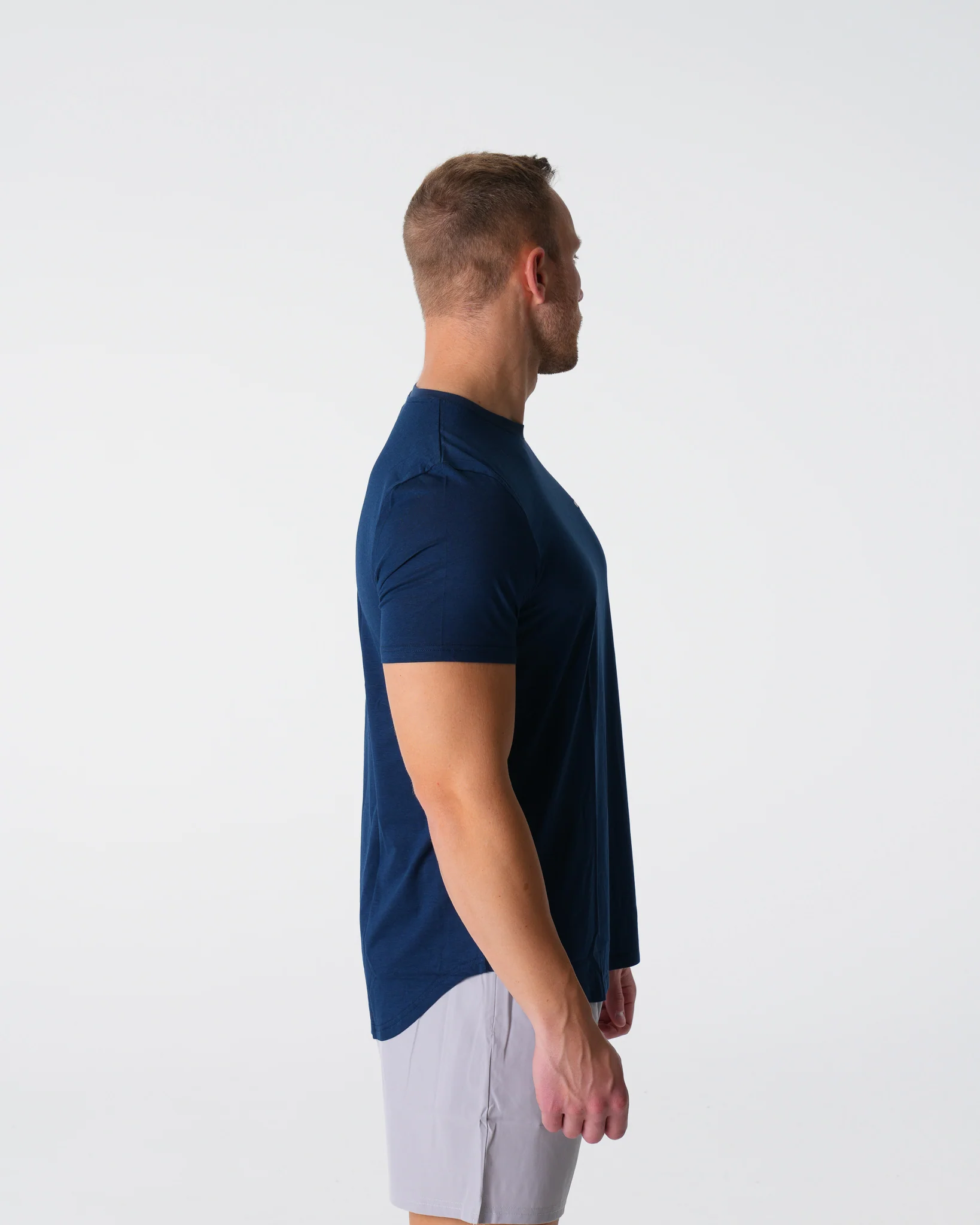Navy Pulse Fitted Tee - Image 3