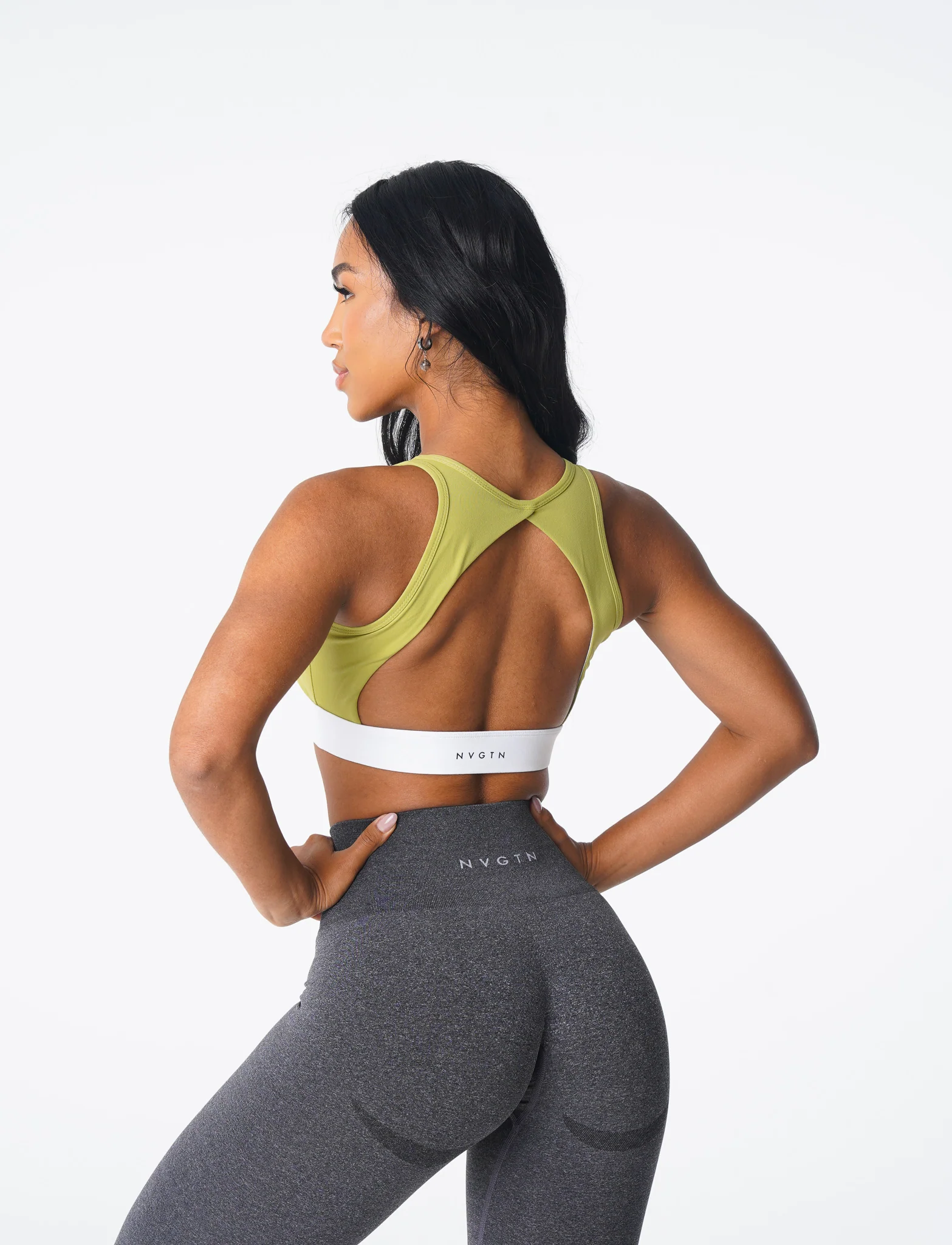 Olive Agility Bra - Image 3
